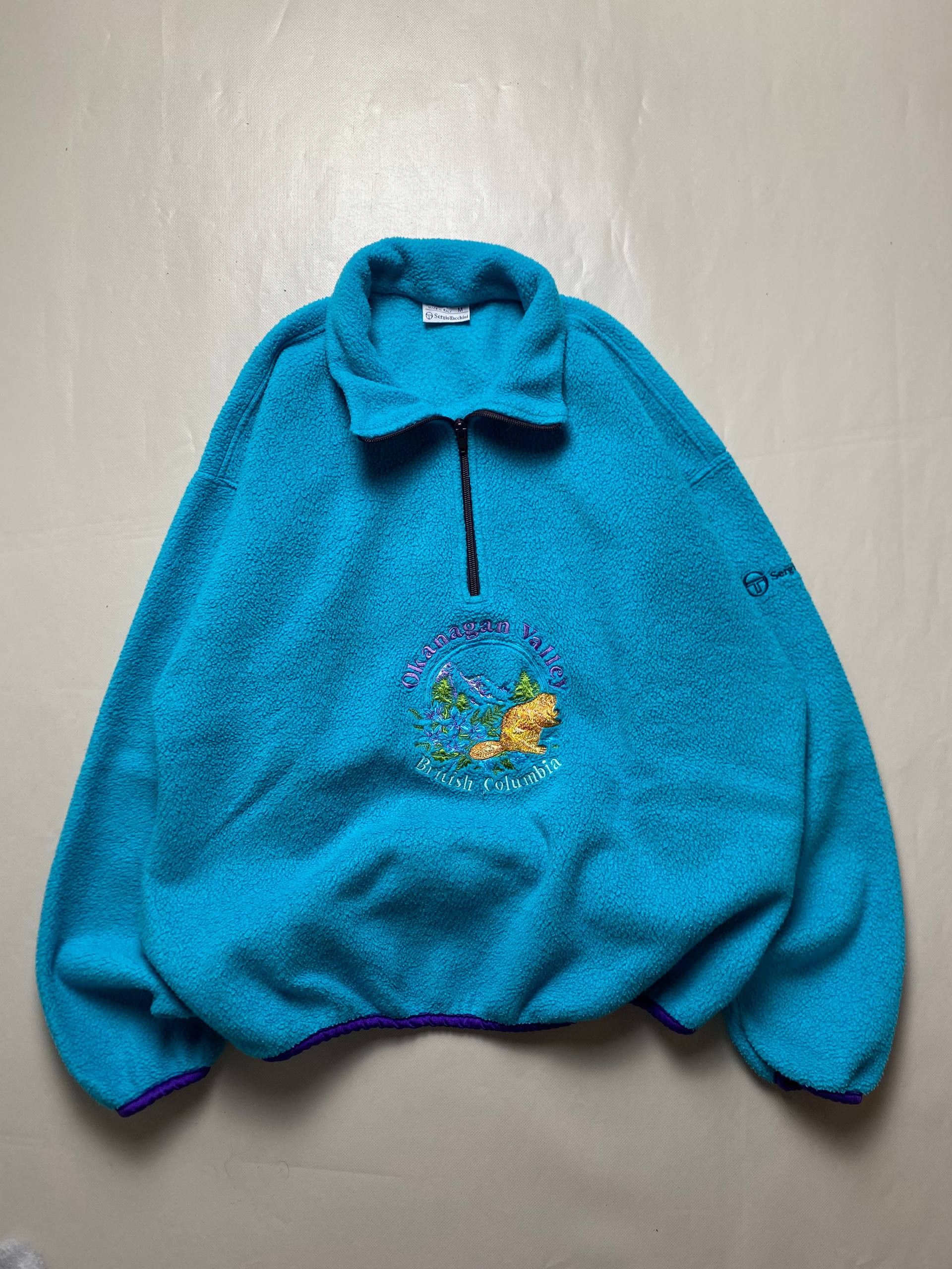 Sergio Tacchini Vintage Fleece Sergio Tacchini 80s Size US M / EU 48-50 / 2 - 1 Thumbnail