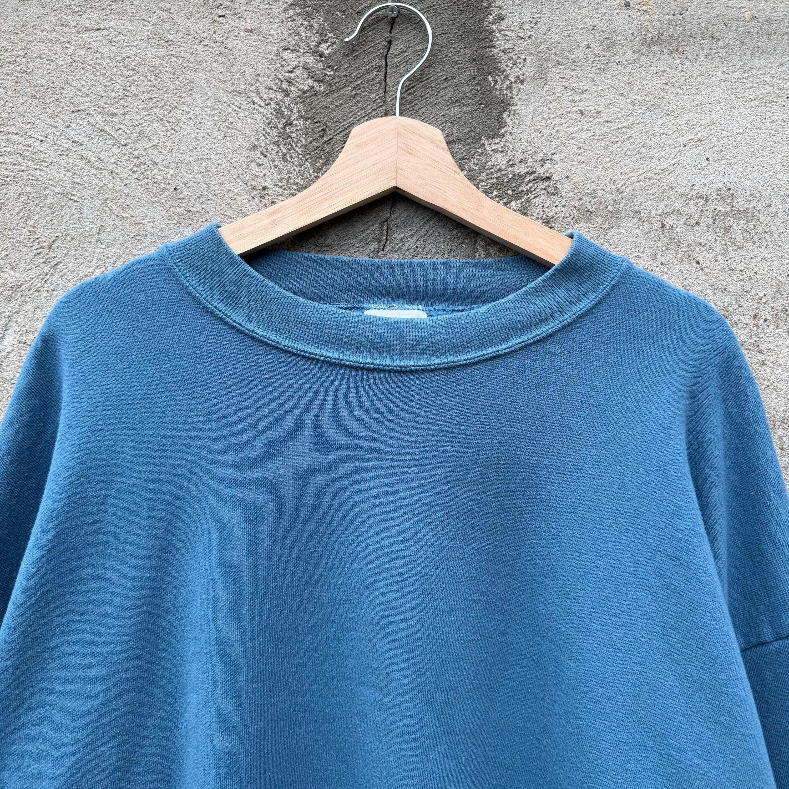 Jerzees × Vintage 90's Vintage Faded Blue Jerzees Crewneck Sweatshirt Size US XL / EU 56 / 4 - 3 Thumbnail