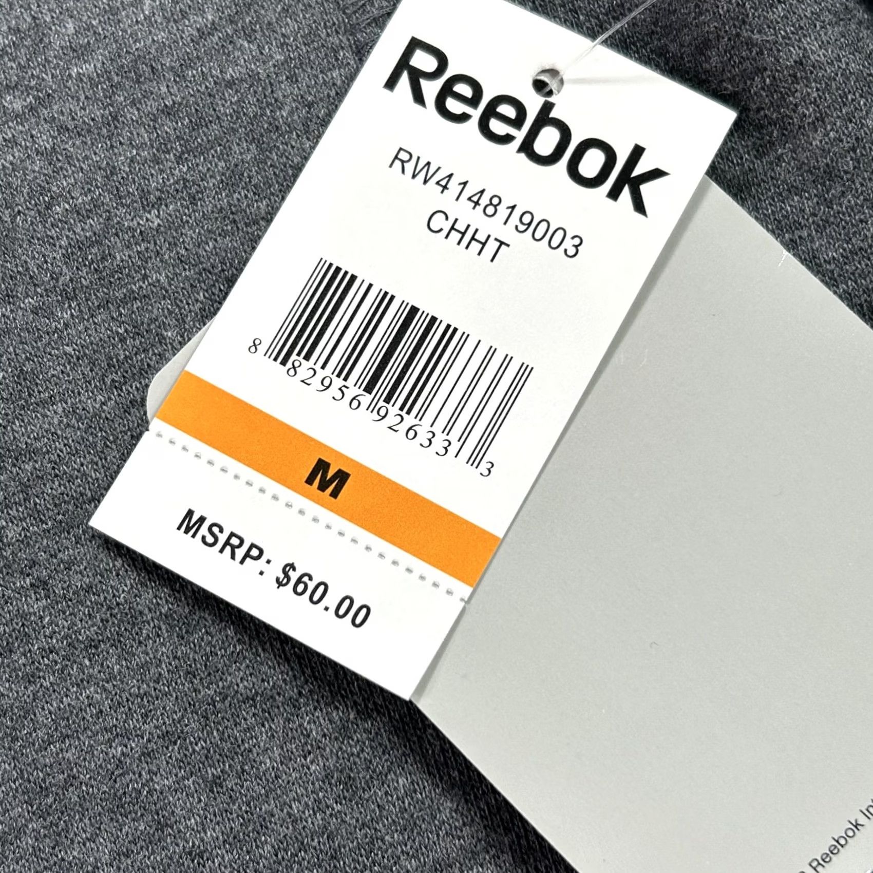Reebok Reebok Hoodie Womens M Gray Black Pullover Fleece Sweatshirt" Size M / US 6-8 / IT 42-44 - 4 Thumbnail