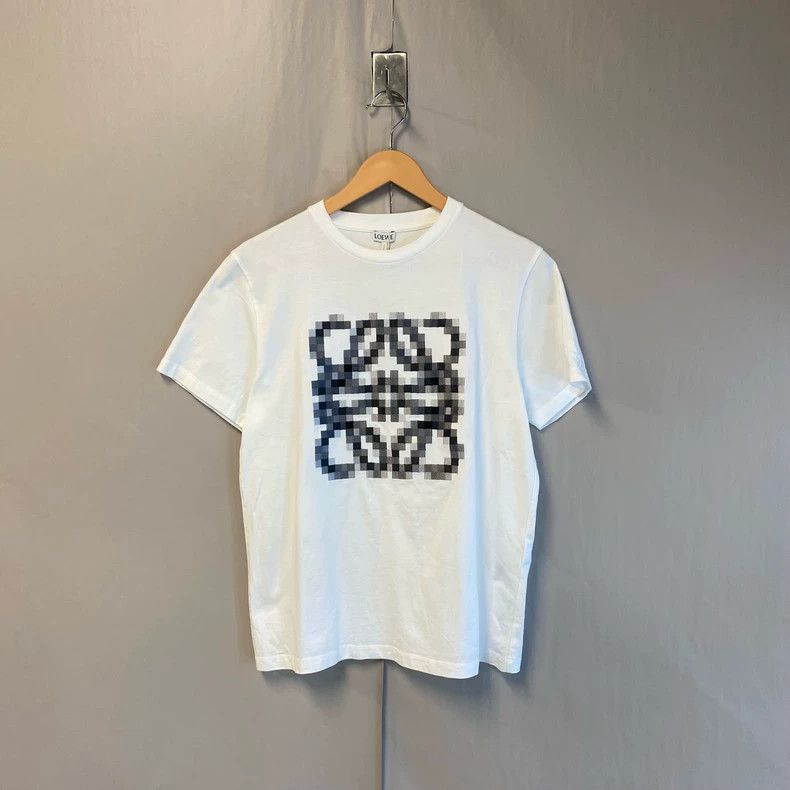 Loewe LOEWE Mosaic logo embroidered short sleeves Size S / US 4 / IT 40 - 1 Thumbnail