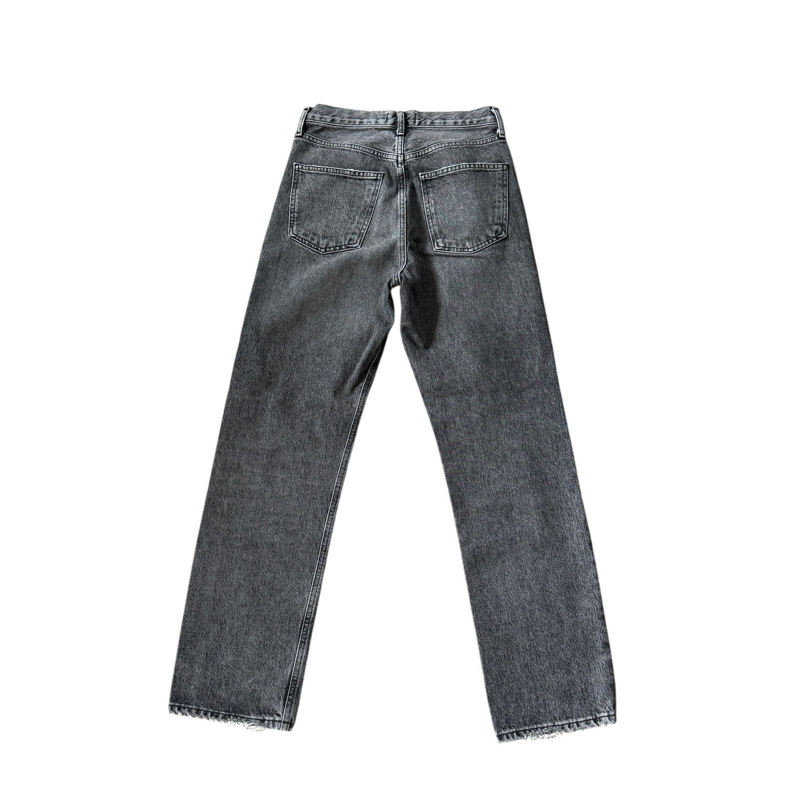 Agolde AGOLDE 90's Mid Rise Loose Jean Outline Wash Distressed Gray Size 24" / US 00 / IT 34 - 3 Thumbnail