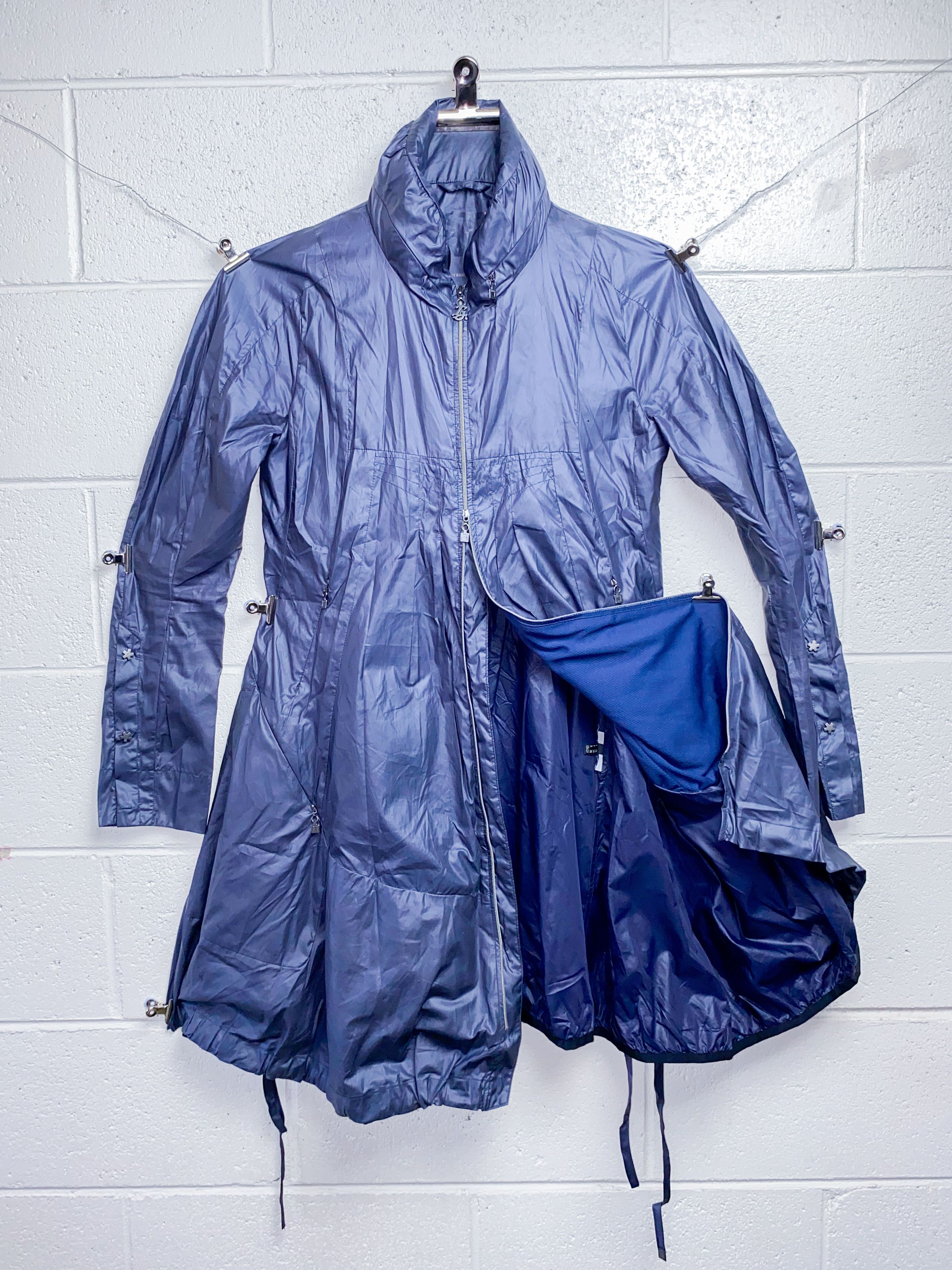 Marithe + Francois Girbaud Archival Rain Jacket (2000s) Size S / US 4 / IT 40 - 2 Thumbnail