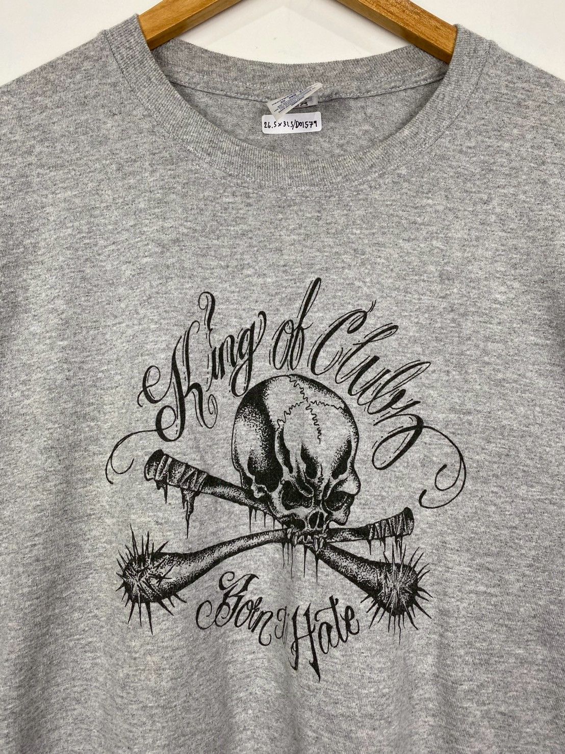 Vintage Vintage King Of Clubz Born To Hate T-Shirts Hardcore DO1579 Size US XXL / EU 58 / 5 - 1 Thumbnail