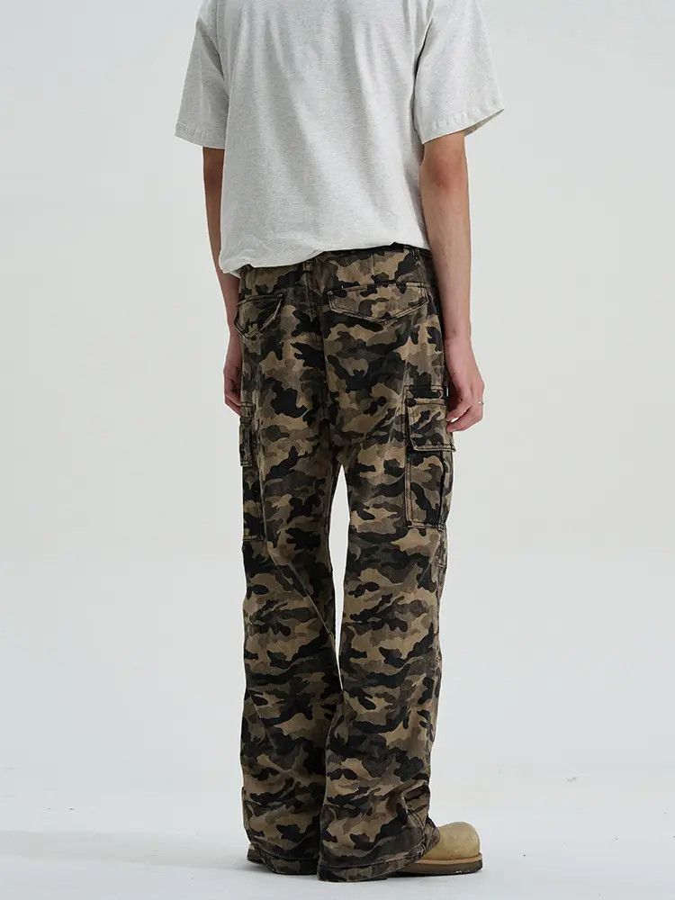Camo Stacked Pants