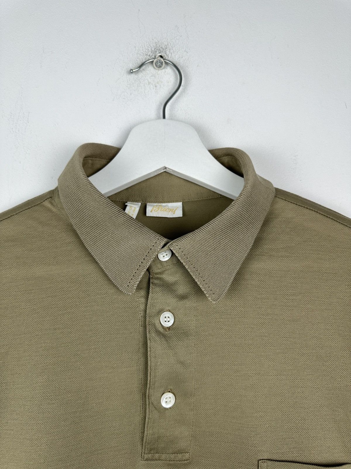 Brioni Brioni Pocket Polo T Shirt Size US XL / EU 56 / 4 - 3 Thumbnail