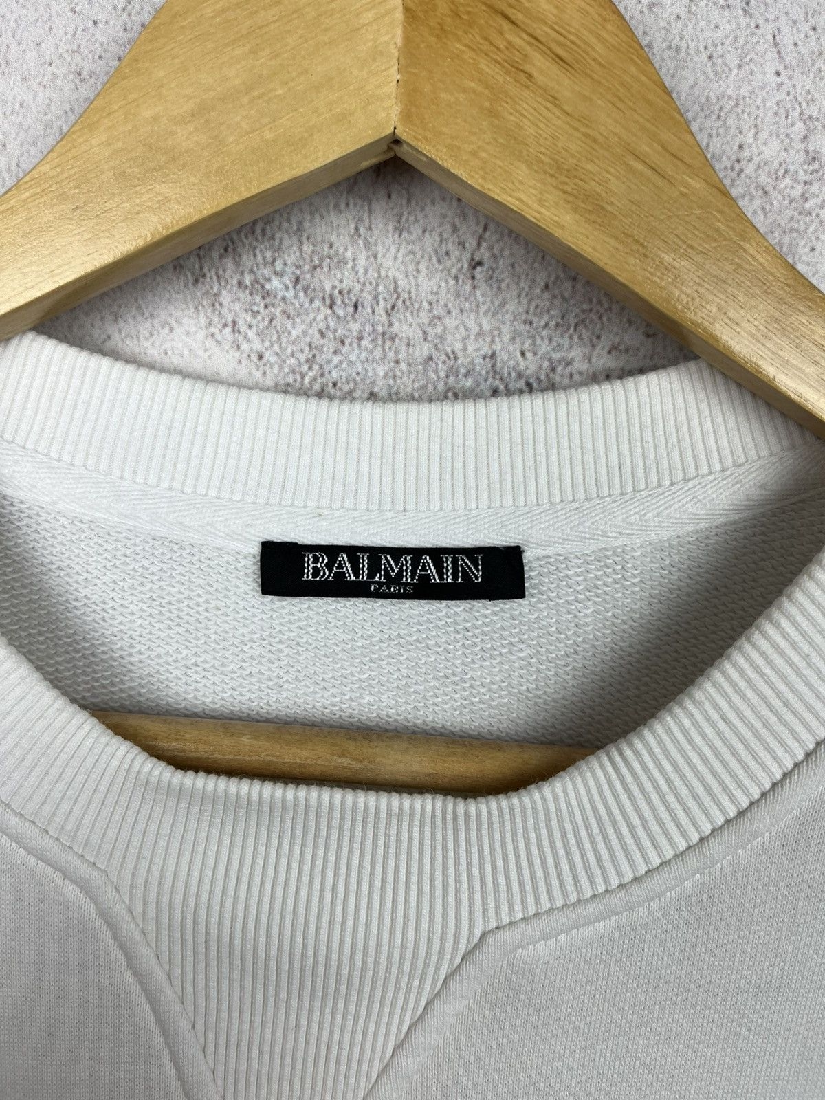 Balmain Luxury Balmain Paris Monogram Rare Sweatshirt Size US M / EU 48-50 / 2 - 8 Thumbnail