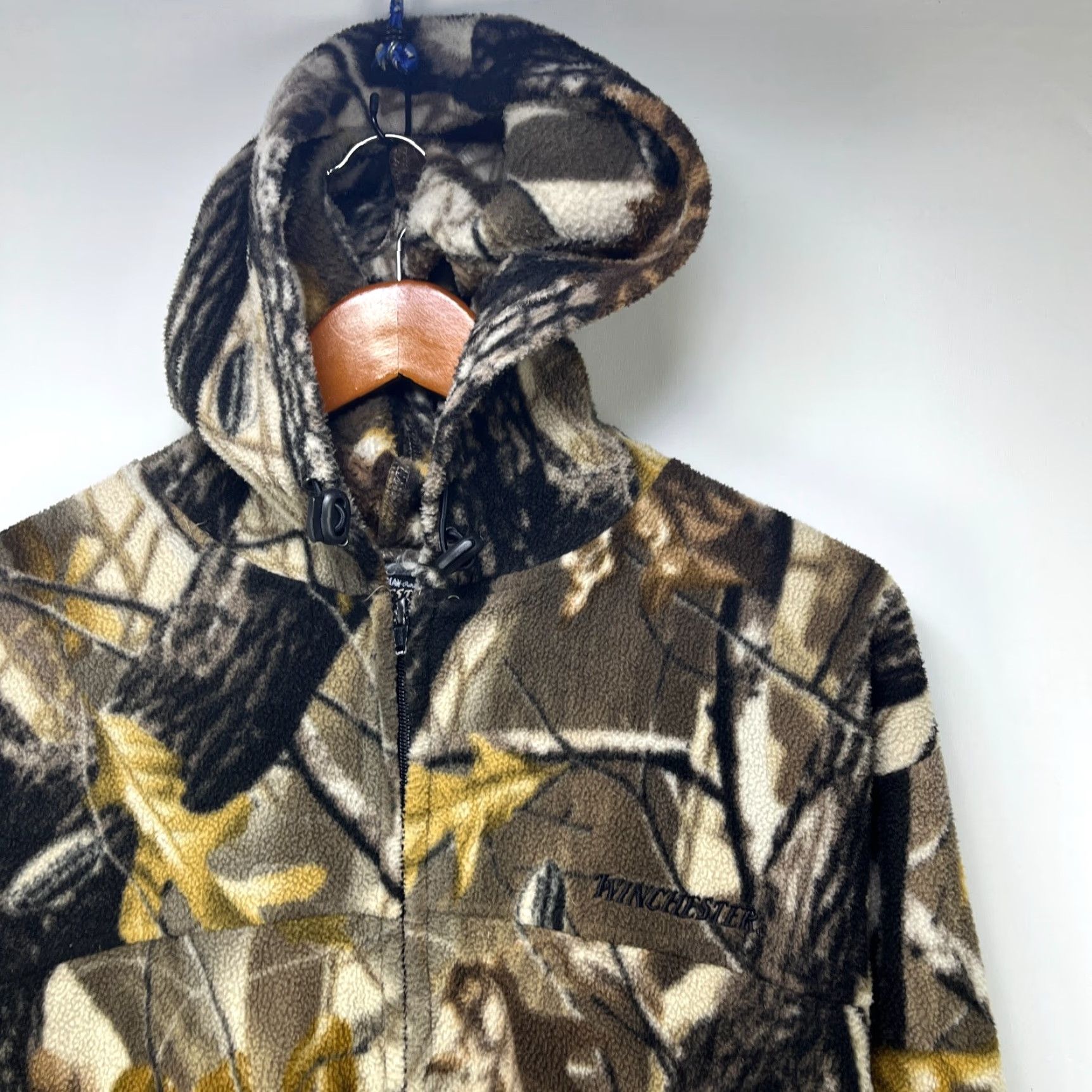 Polo Ralph Lauren VINTAGE Realtree Camo Zip Up Hoodie Fleece Sweatshirt Medium Size US S / EU 44-46 / 1 - 3 Thumbnail