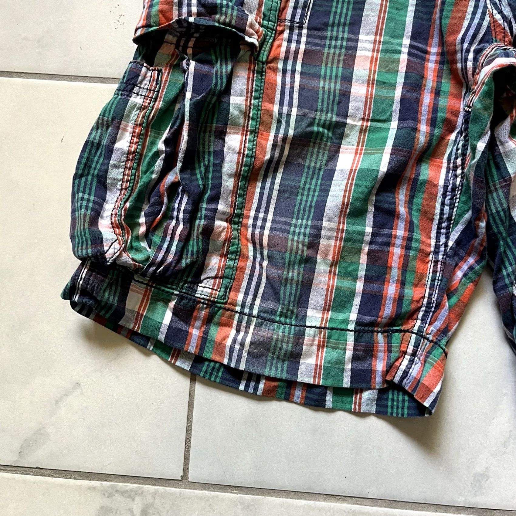 Polo Ralph Lauren Polo Ralph Lauren Cargo Shorts 36 Blue Green Mens Cotton Tennis Golf Cargo Pocket Plaid Multicolor Size US M / EU 48-50 / 2 - 4 Thumbnail