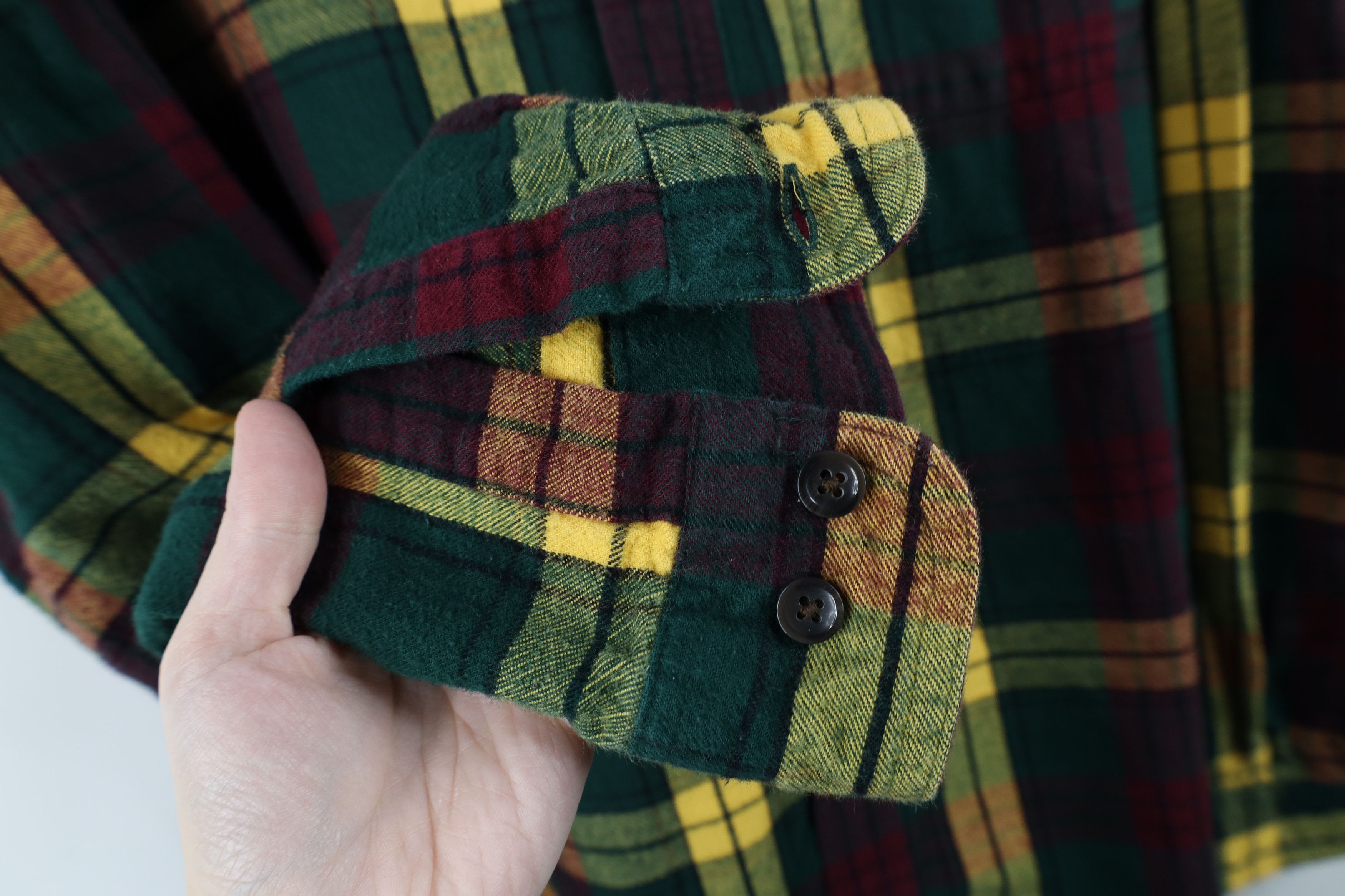 L.L. Bean Vintage LL Bean Flannel Collared Button Down Shirt Plaid Size US L / EU 52-54 / 3 - 4 Thumbnail