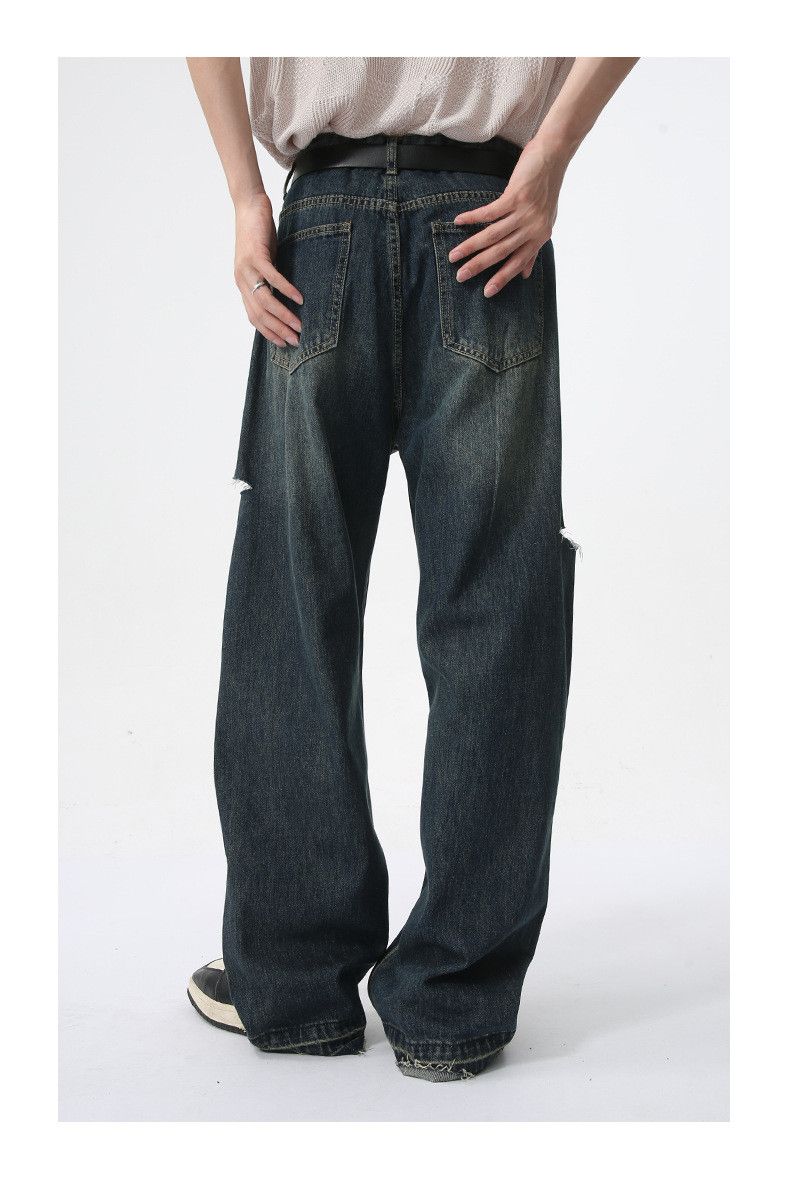 Japanese Brand × Jean Street retro side hole design jeans Size US 32 / EU 48 - 6 Thumbnail