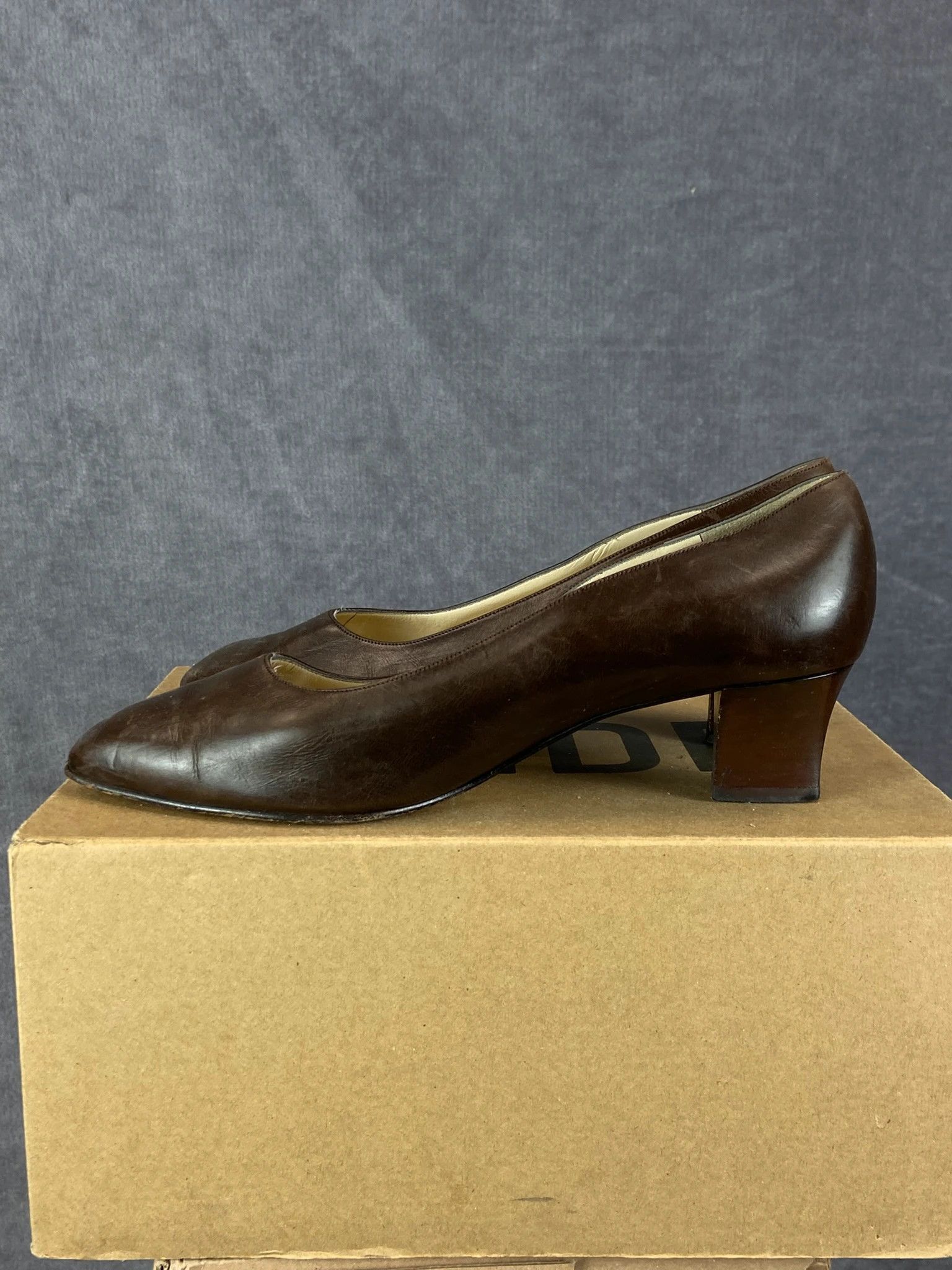 Bally Bally Brown Leather Heels EU 41.5 Size US 11.5 / IT 41.5 - 2 Thumbnail
