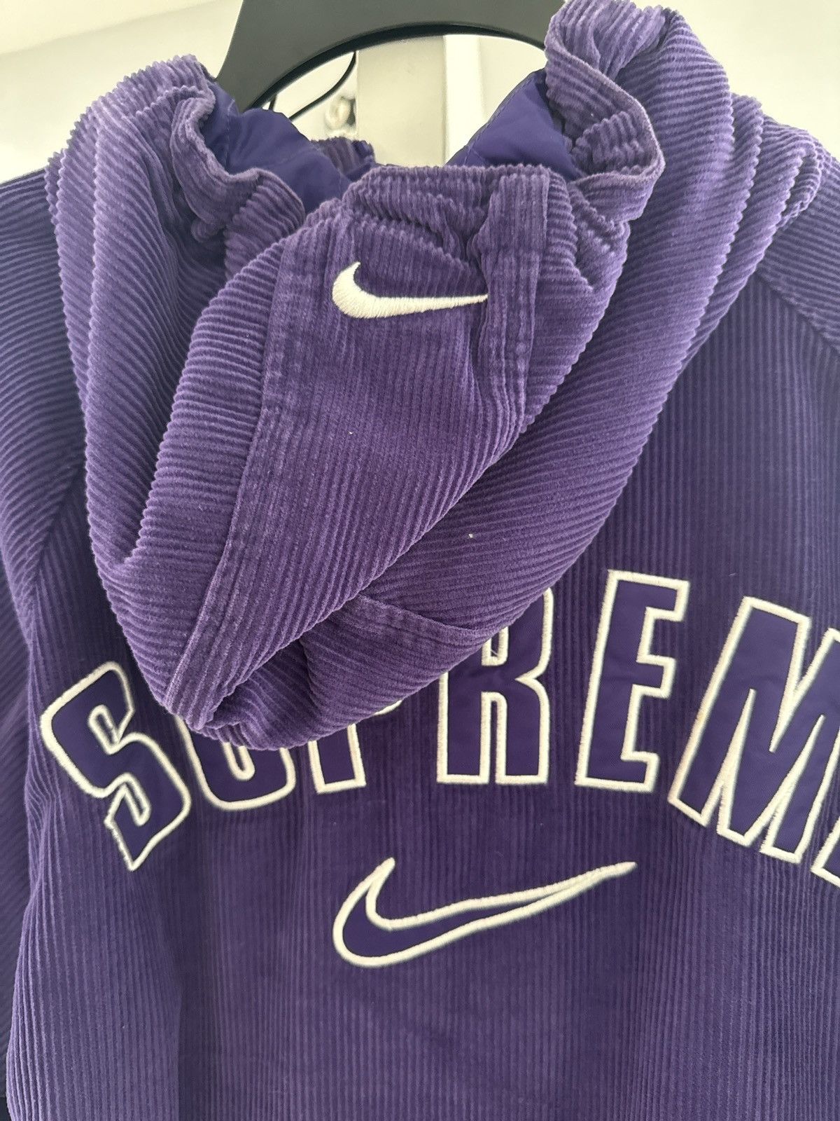 Nike × Supreme Supreme Nike corduroy purple zip up Size US M / EU 48-50 / 2 - 3 Thumbnail