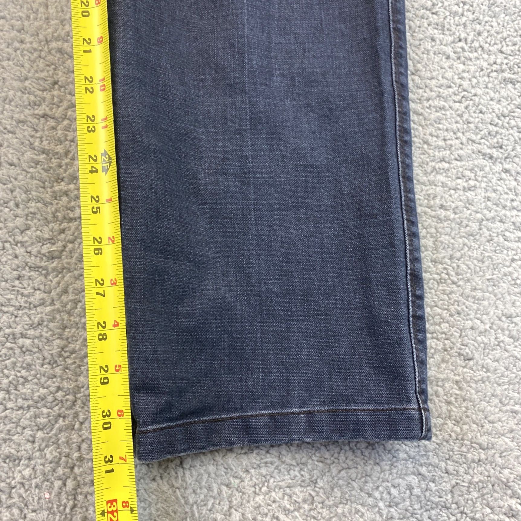 Vintage VINTAGE Rosary Men's Denim Jeans 36x31 Dark Blue Embroidered Distressed 90s Rock Heavy Metal Ozzy Osbourne Size US 36 / EU 52 - 7 Thumbnail