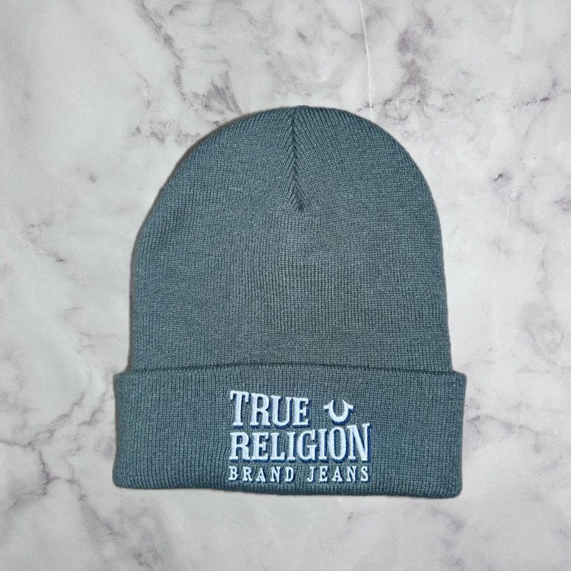 True Religion Kalamata Tribal Embroidered Beanie Size ONE SIZE - 1 Thumbnail