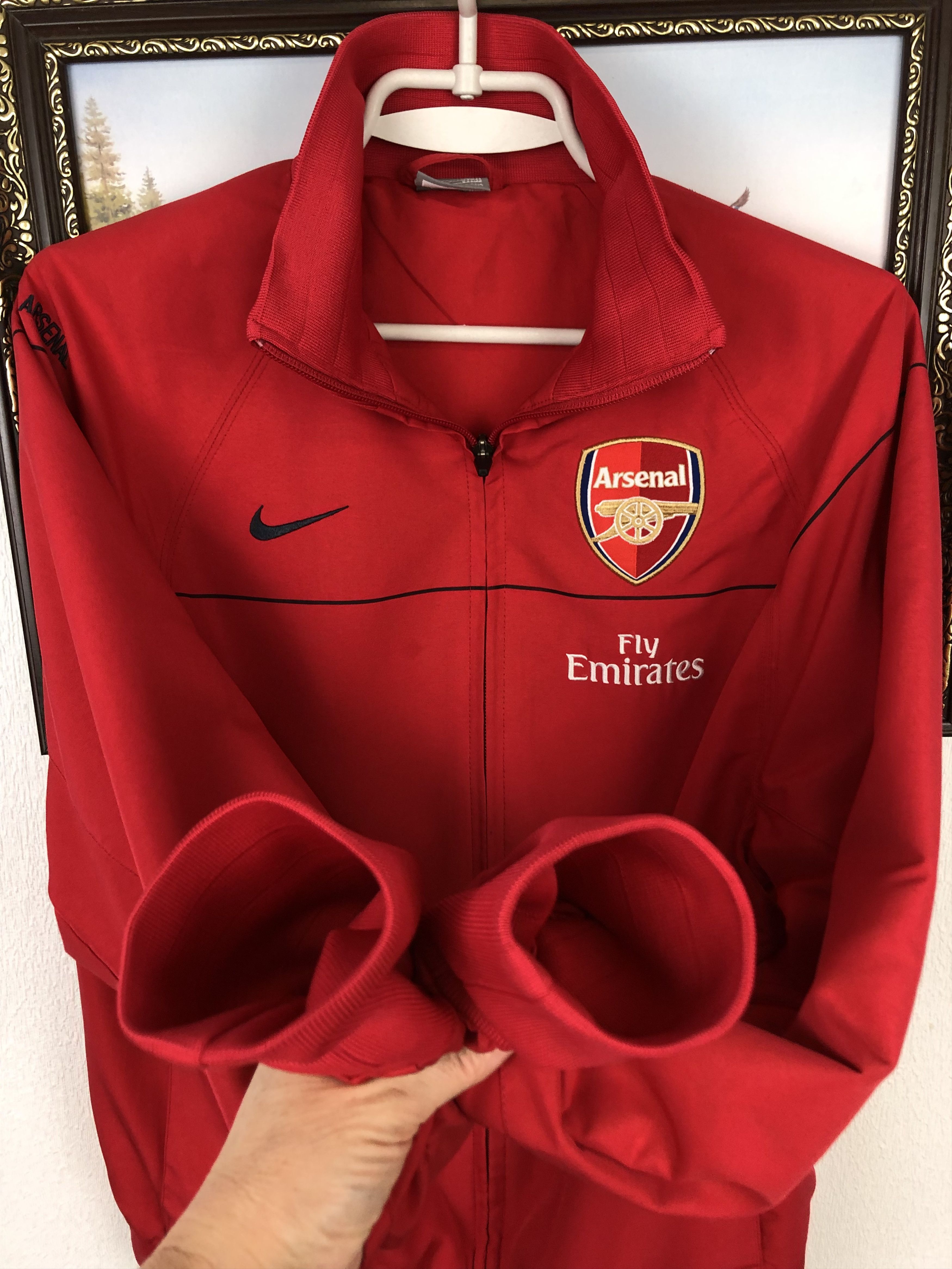 Nike Vintage Nike Arsenal Football Jacket Soccer Track Top Size US S / EU 44-46 / 1 - 6 Thumbnail