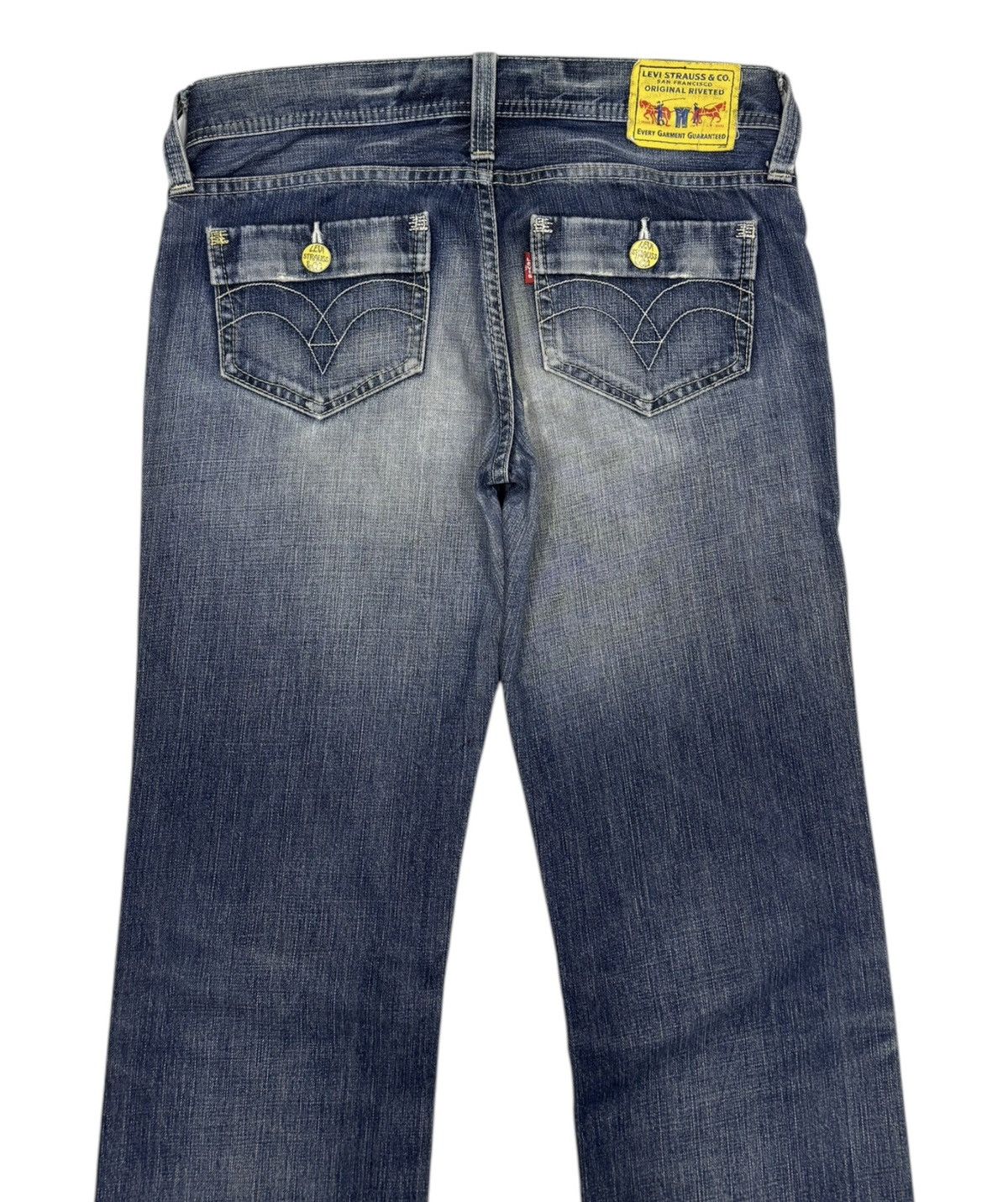 If Six Was Nine × JNCO × Levi's 🔥Levis Strauss & Co Nice Faded Denim Jeans Size US 30 / EU 46 - 6 Thumbnail