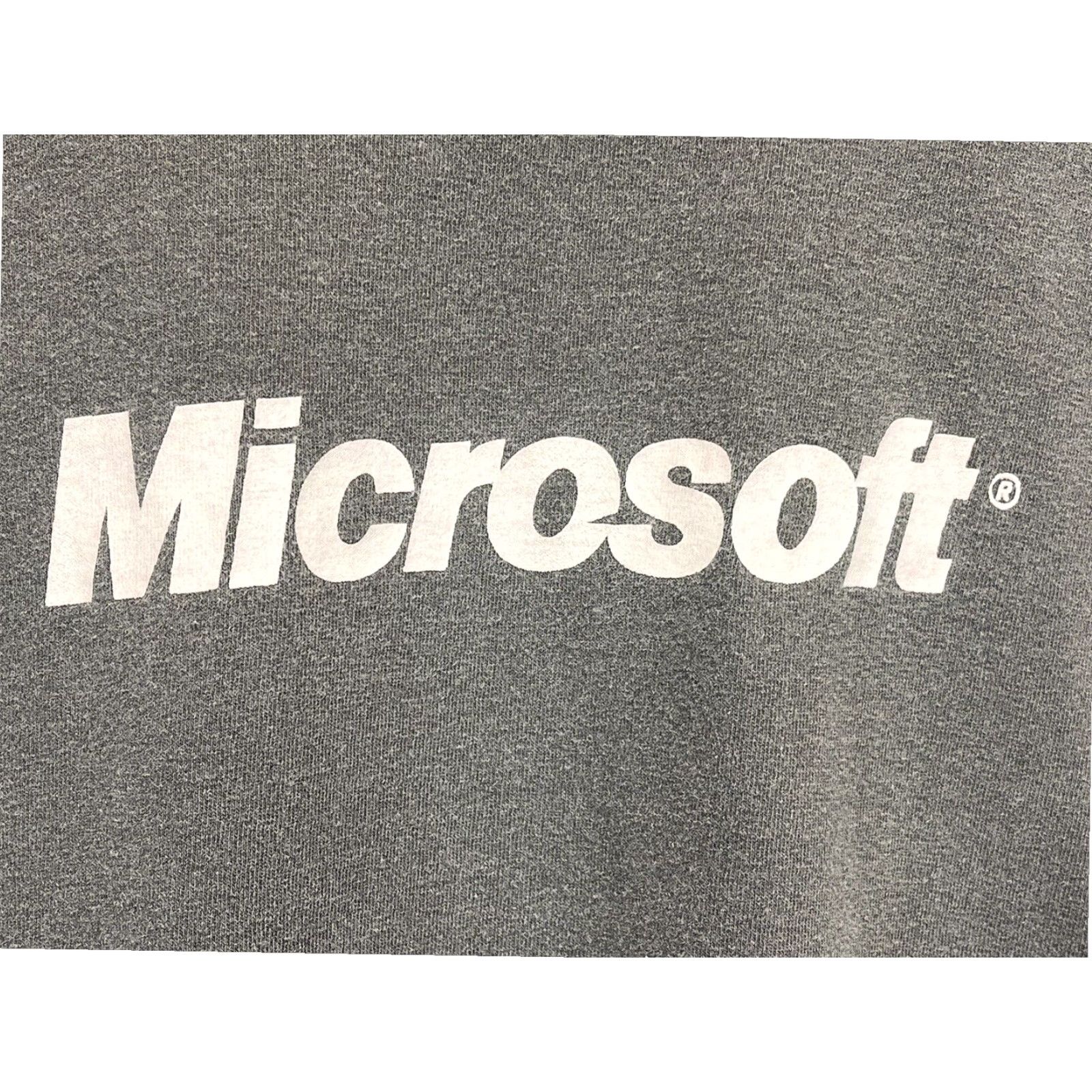 Vintage VINTAGE Microsoft Software T-Shirt Gray Adult Large Mens Short Sleeve Size US L / EU 52-54 / 3 - 3 Thumbnail