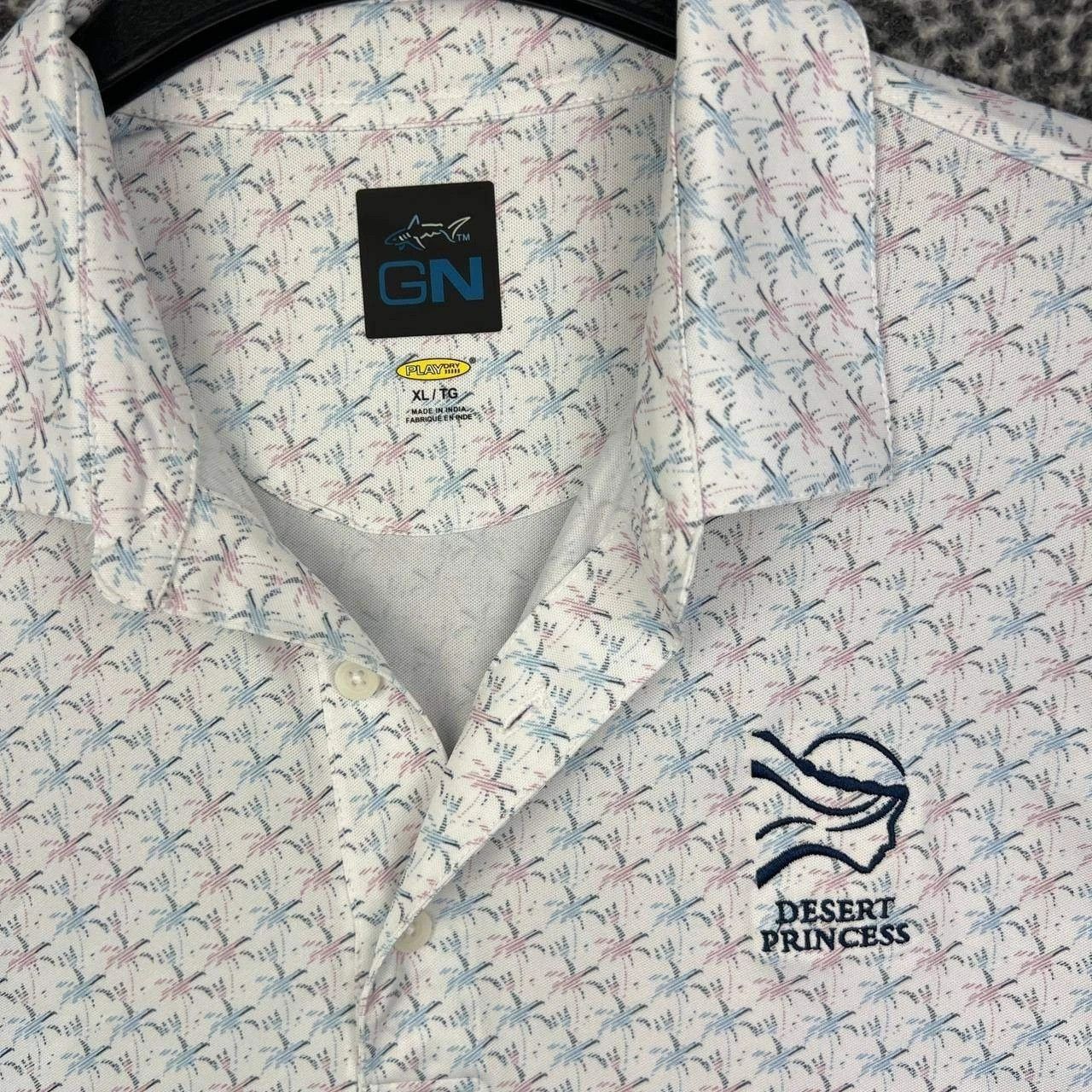 Greg Norman Greg Norman Golf Polo Shirt Men XL Desert Princess Play Dry Size US XL / EU 56 / 4 - 5 Thumbnail