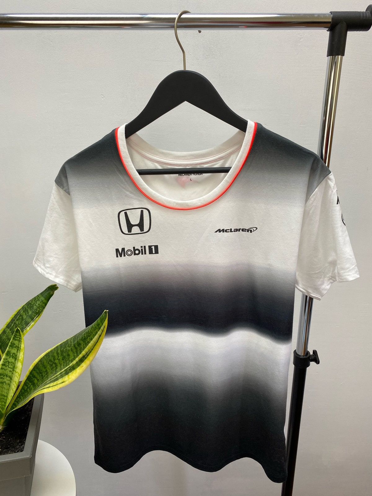 Formula 1 × Vintage F1 McLaren Honda Team #22 Button Formula One 1 Tee Size US L / EU 52-54 / 3 - 4 Thumbnail