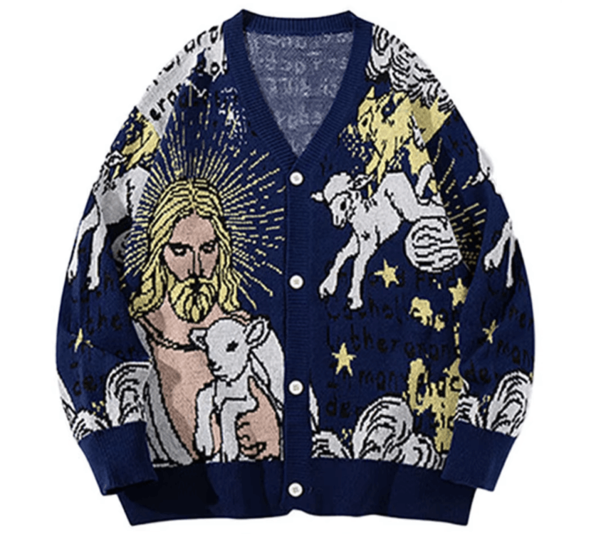 Vintage Men Sweaters Knit Jumpers