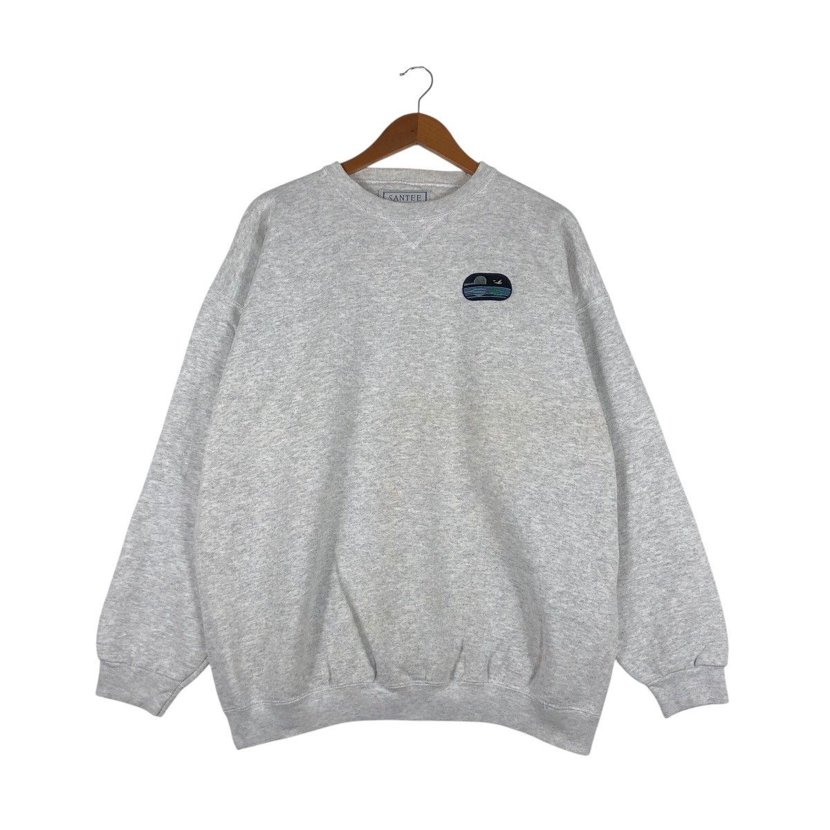 Vintage SANTEE Heavyweight Vintage Crewneck Sweatshirt Size US XL / EU 56 / 4 - 1 Thumbnail