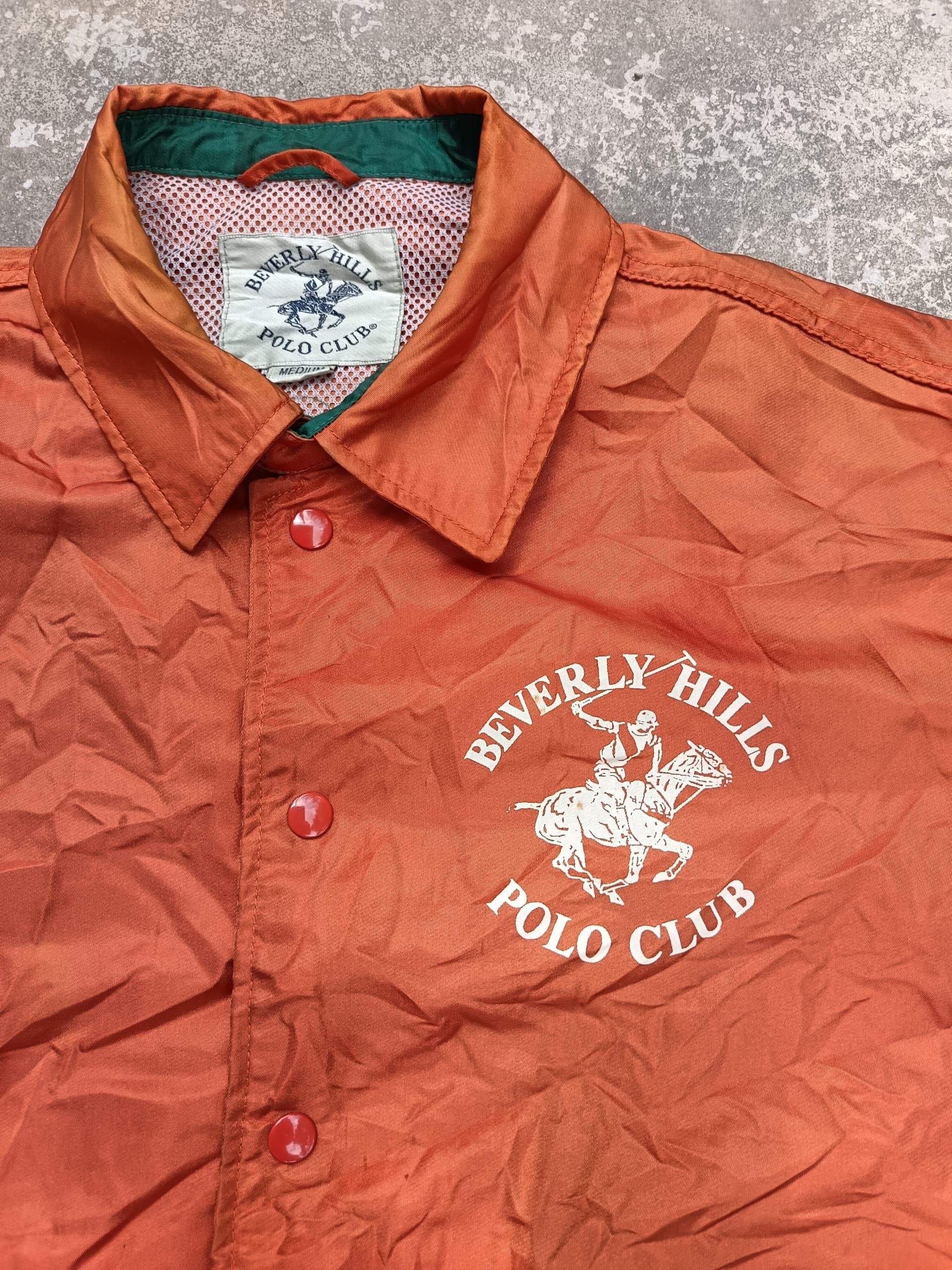 Beverly Hills Polo Club × Vintage Vintage 90s Beverly hills polo club big logo jacket Size US M / EU 48-50 / 2 - 2 Thumbnail