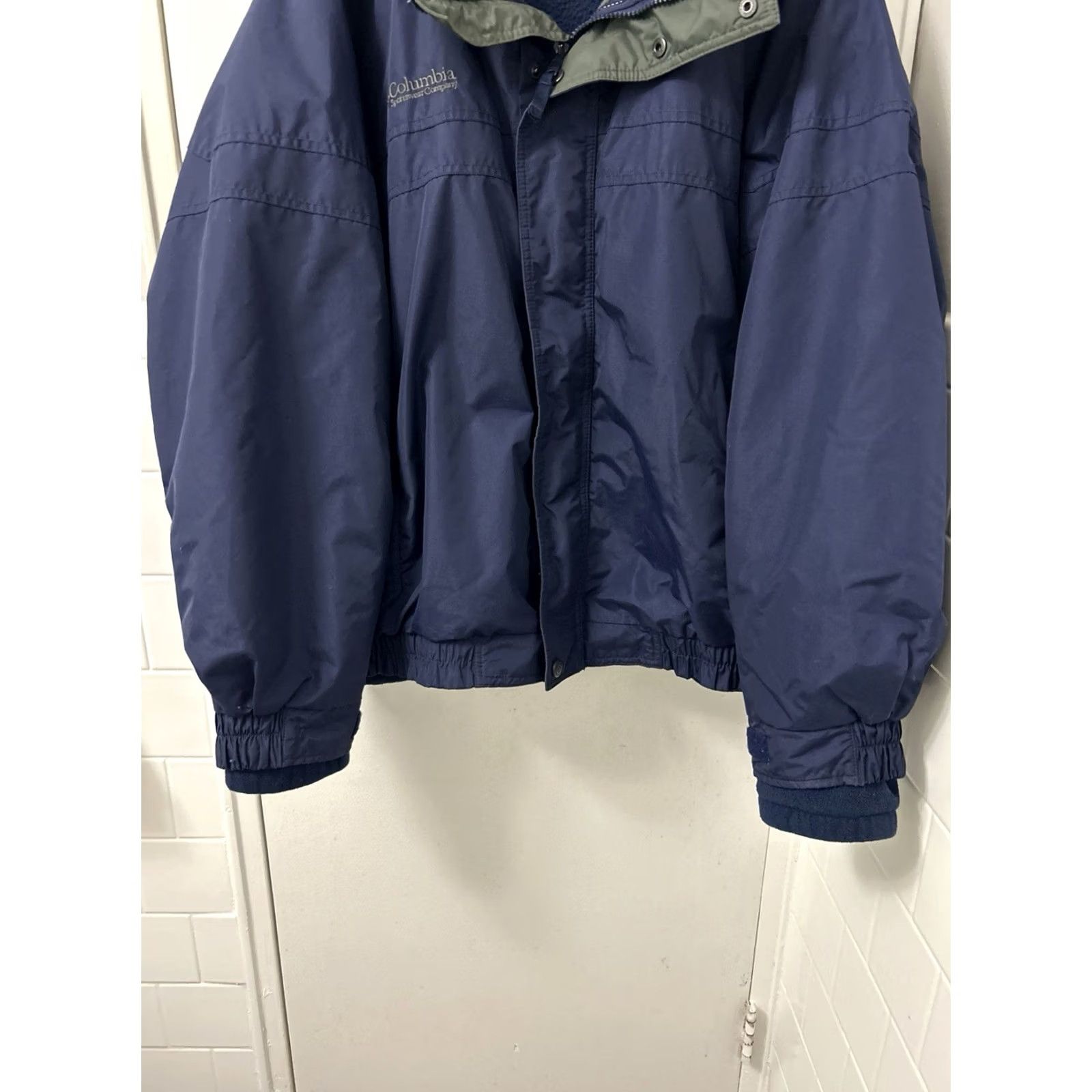 Vintage VINTAGE Columbia Bugaboo Interchange Jacket Mens XL Navy 3 In 1 Windbreaker Size US XL / EU 56 / 4 - 3 Thumbnail