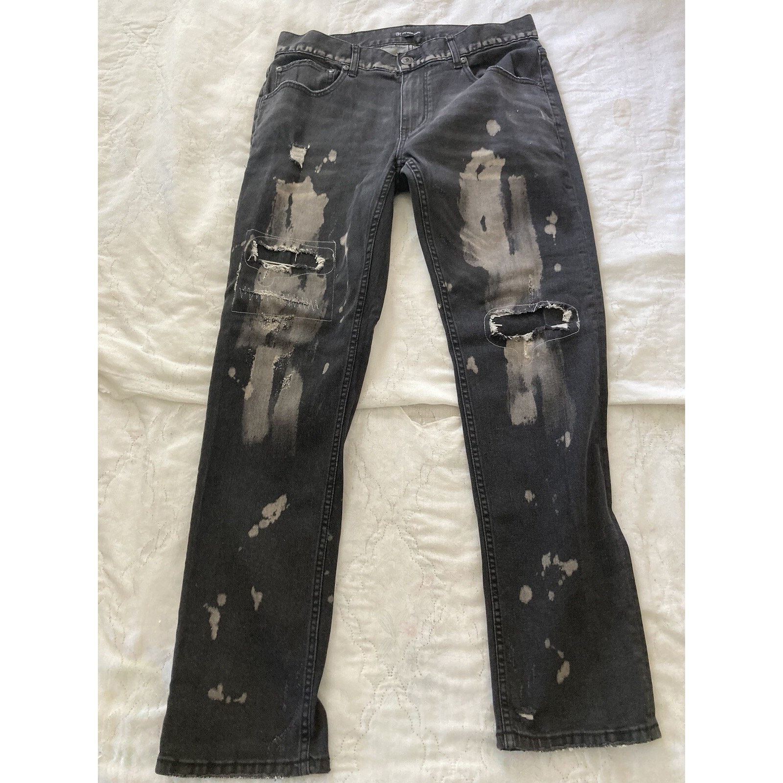 I.N.C INC International Concepts Berlin Slim Straight Jeans 34W Size US 34 / EU 50 - 1 Thumbnail