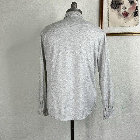 Eleventy Eleventy Texas Cotton Snap Western Button Down Shirt Size US XL / EU 56 / 4 - 6 Thumbnail