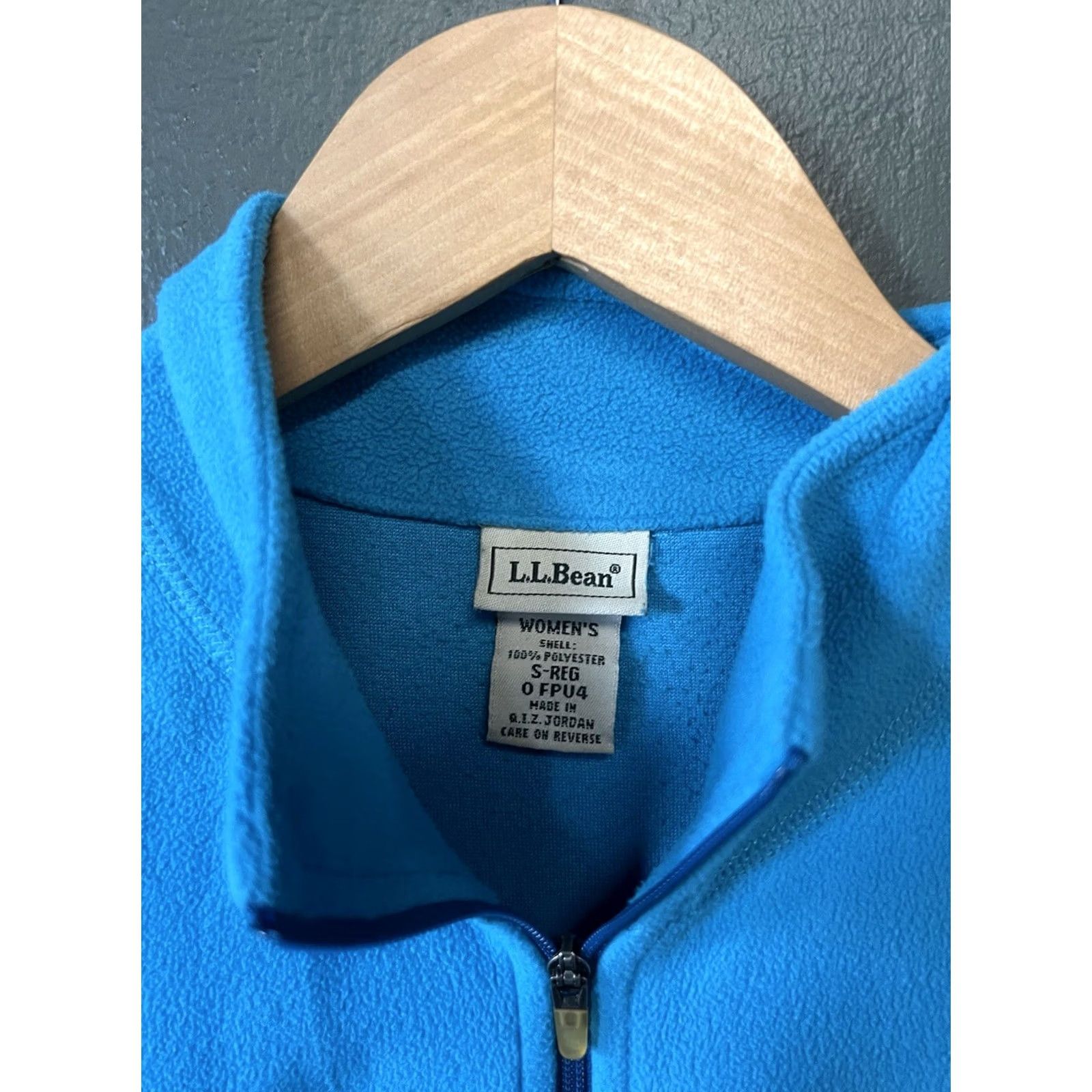 Vintage L.L. Bean Sweater Full Zip Fleece Mock Neck Women Blues Blue S Size Small Shirt Womens Size S / US 4 / IT 40 - 3 Thumbnail
