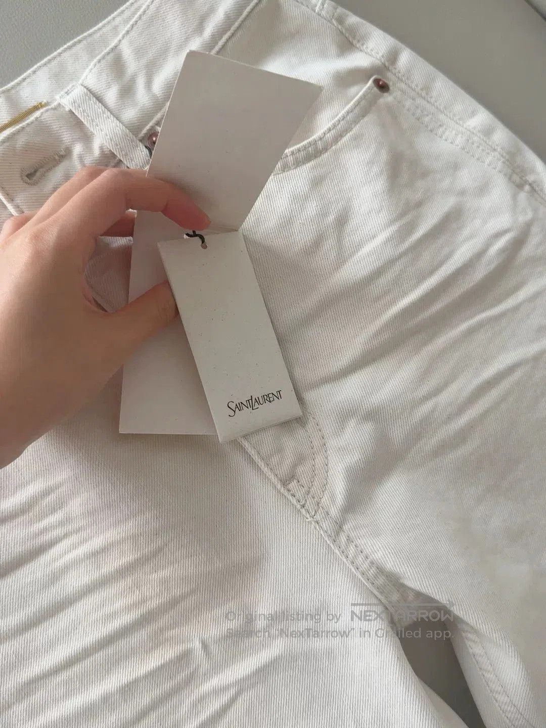 Saint Laurent Paris Saint Laurent High-Waist Flared Jeans. Size 26" / US 2 / IT 38 - 3 Thumbnail