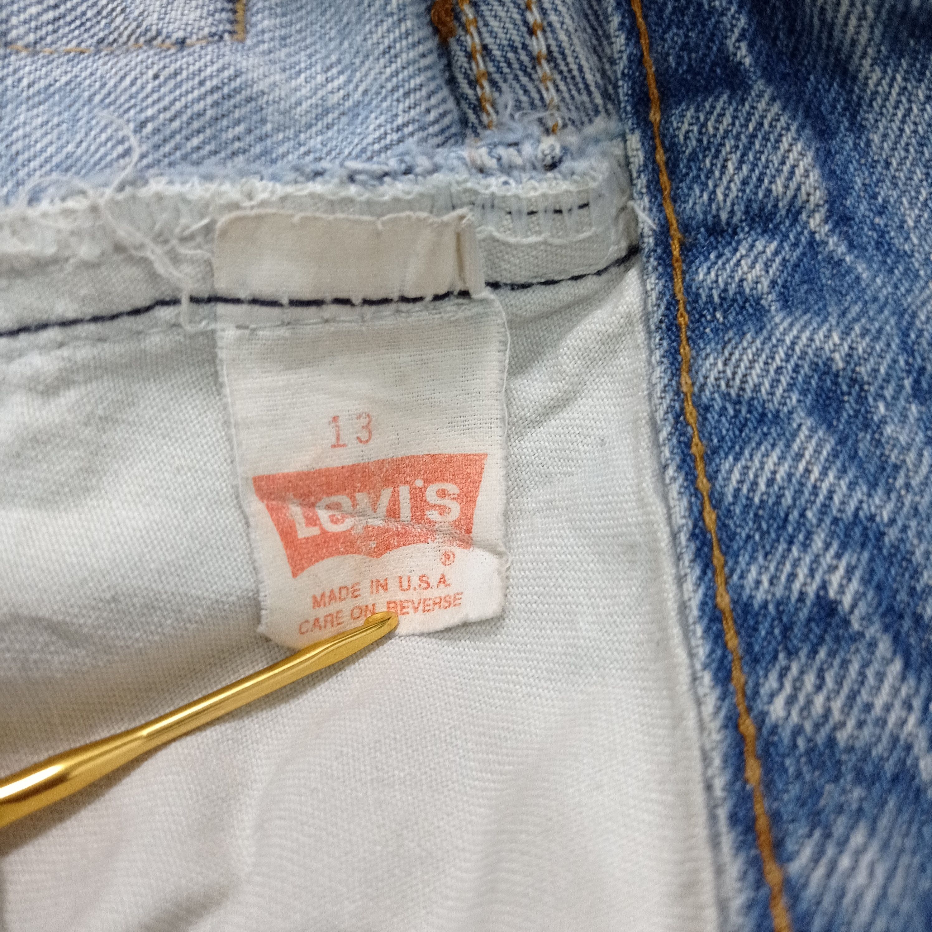 Levi's Vintage Levi's 501 Paint Splatter Distressed Jeans Pants Size US 29 - 3 Thumbnail