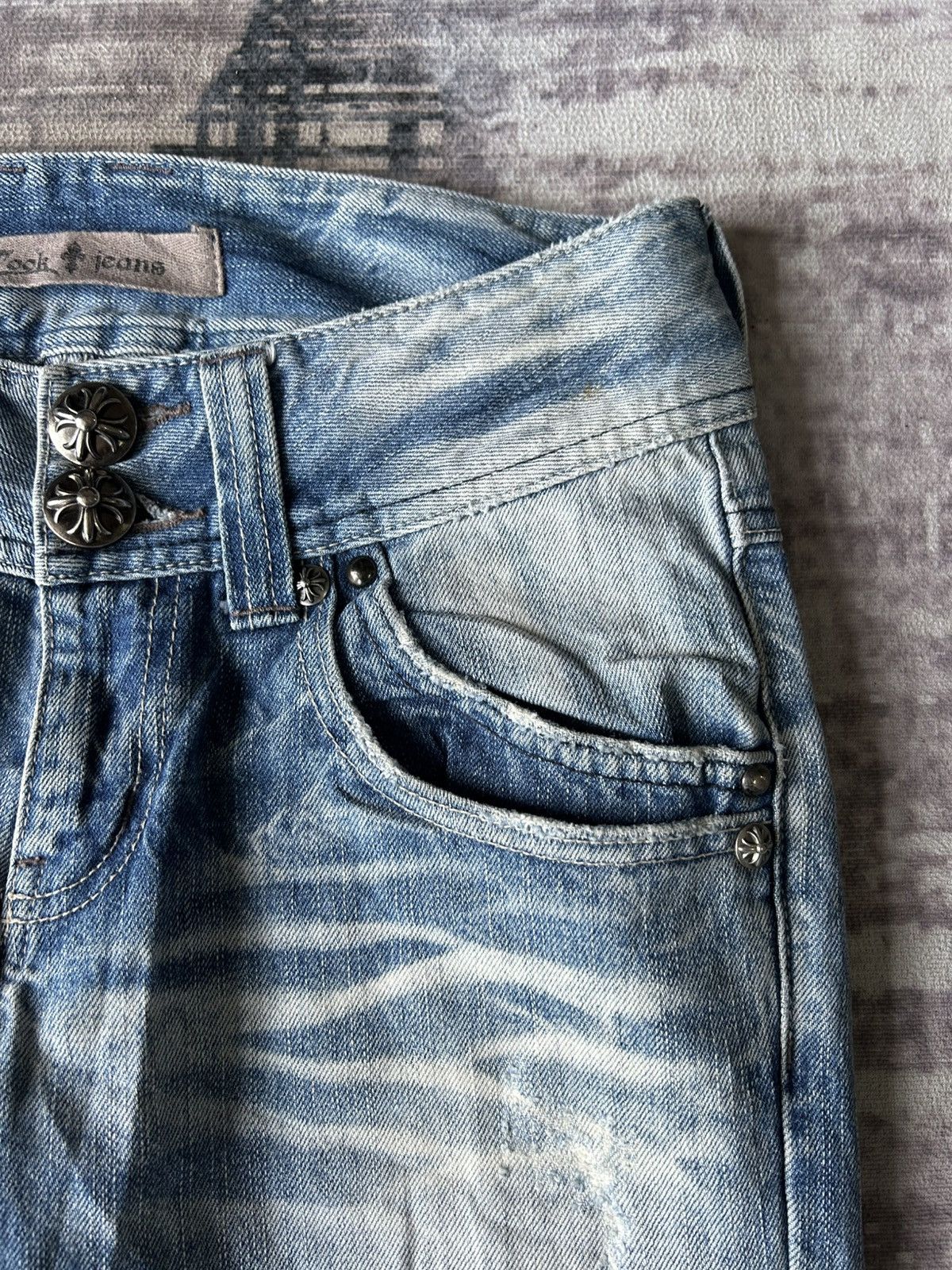If Six Was Nine Cook & Jeans washed Punk Jeans Size US 30 / EU 46 - 12 Thumbnail