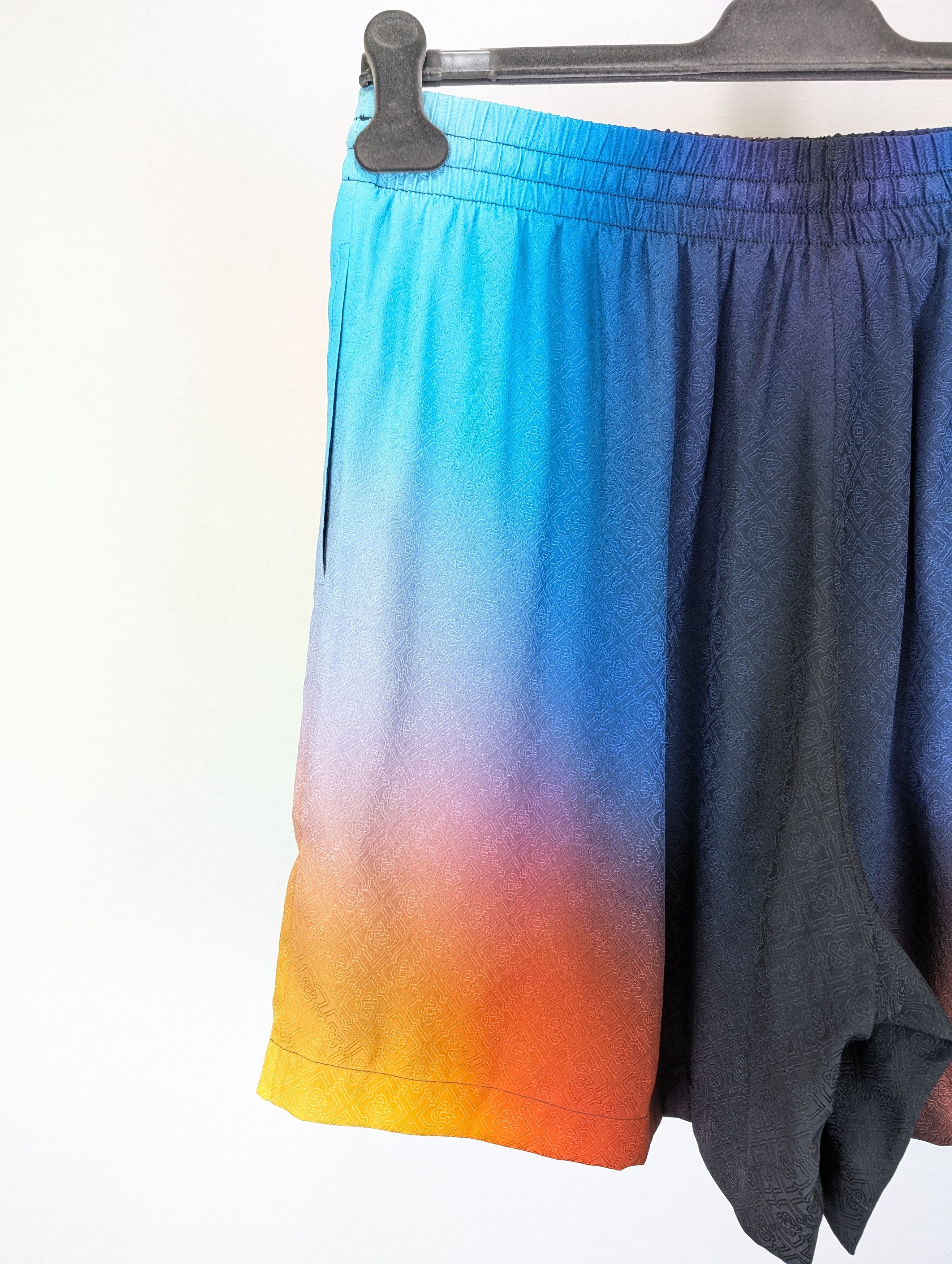 Casablanca o1rshd1 DUP / Drawstring Silk Shorts in Gradient Size US 36 / EU 52 - 13 Thumbnail