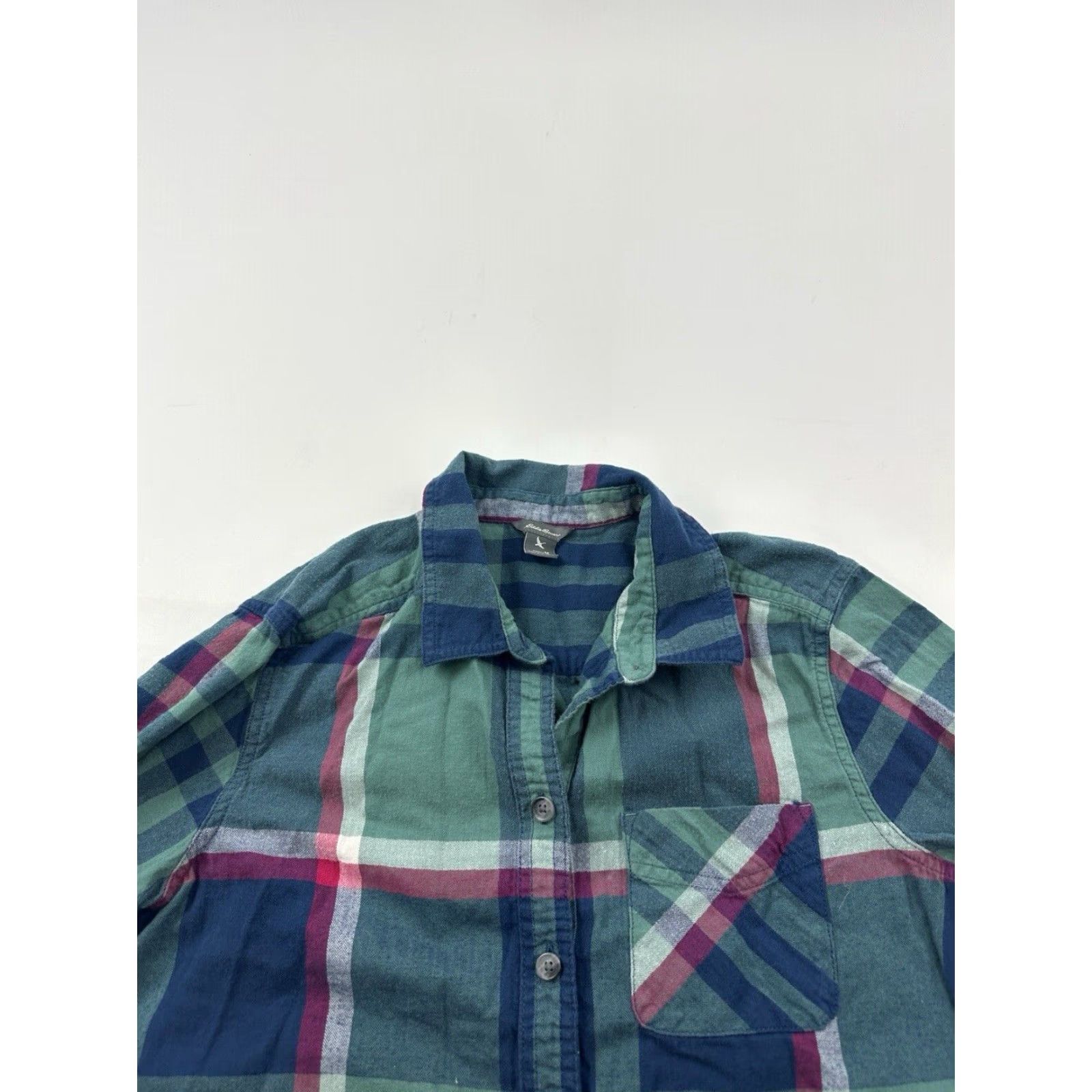 Eddie Bauer Eddie Bauer Plaid Button Up Shirt Womens Medium Multicolor Long Sleeve Size M / US 6-8 / IT 42-44 - 2 Thumbnail
