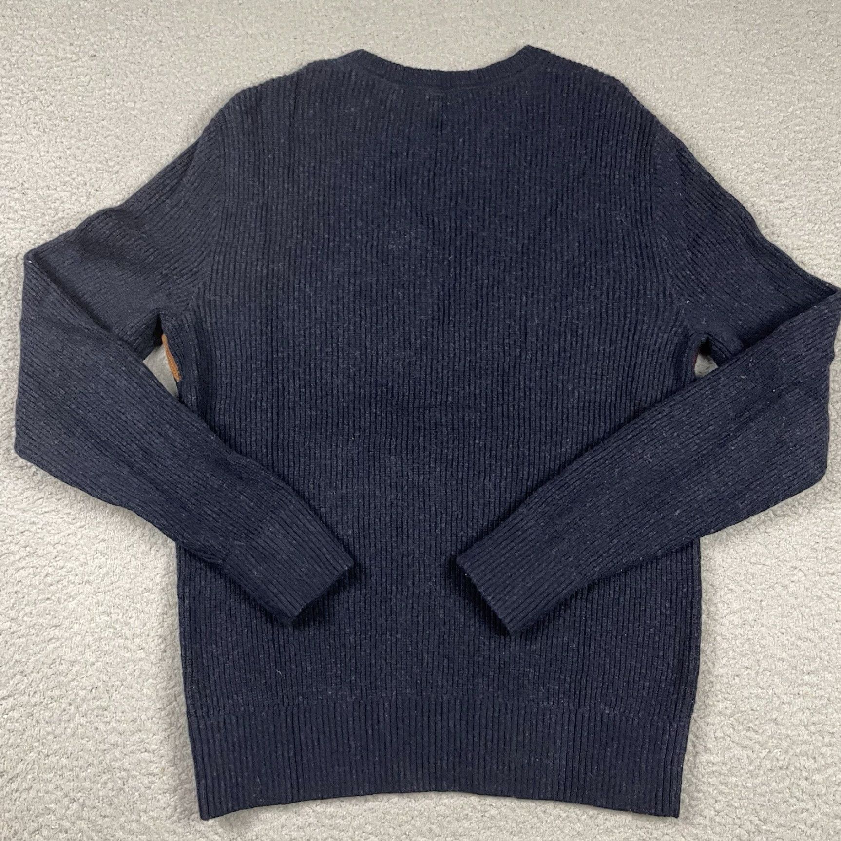 Gap VINTAGE GAP Sweater, Argyle Wool Knit, Blue, S, Pullover, Men, Classic, Preppy, 90s, Casual Knit, Fall Winter, Long Sleeve, Collarless, Navy Size US S / EU 44-46 / 1 - 6 Thumbnail