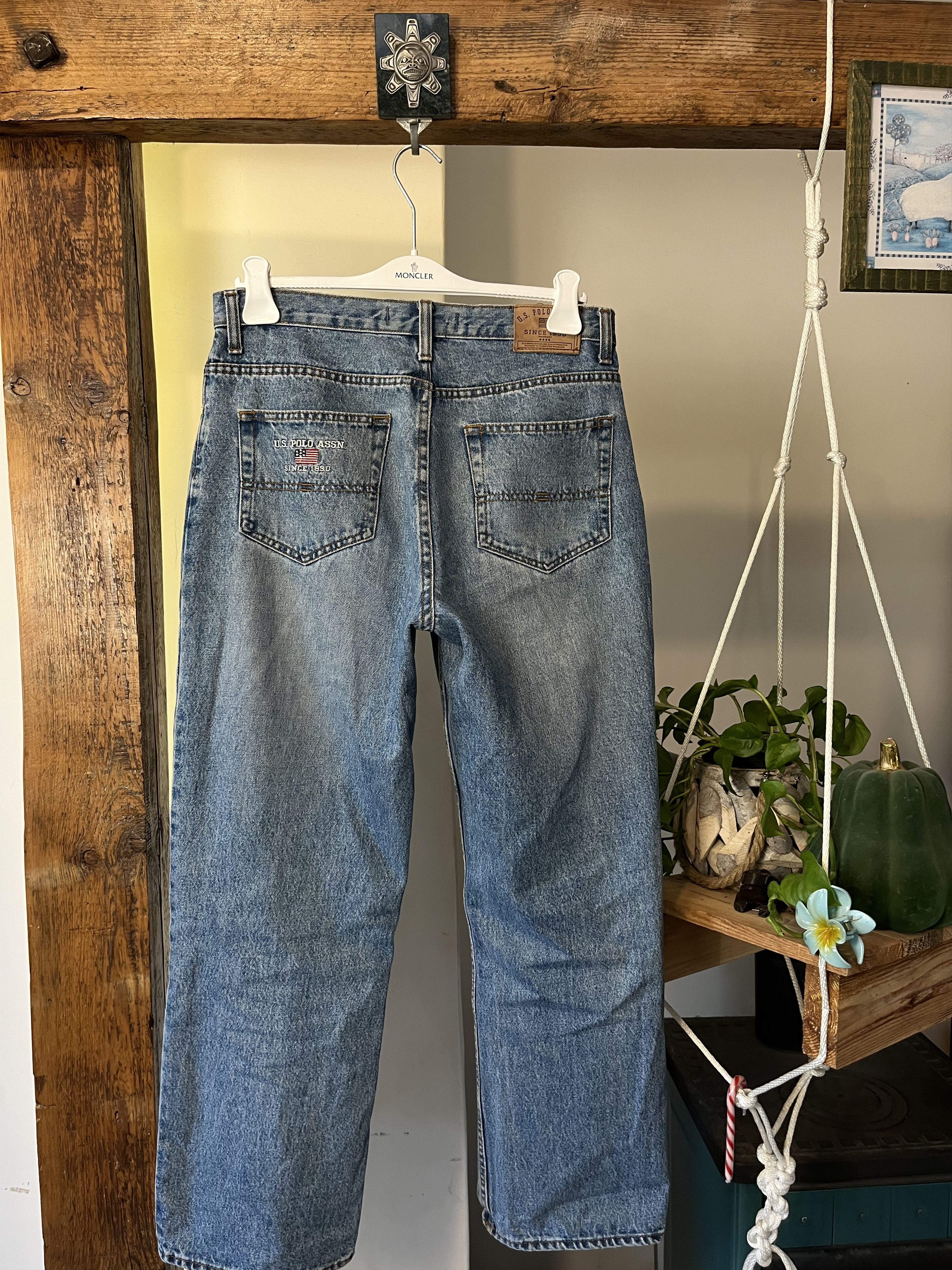 U.S. Polo Assn. × Vintage Y2K Polo Assn. Baggy Fit Skate USA Flag Jeans Size US 32 / EU 48 - 1 Thumbnail