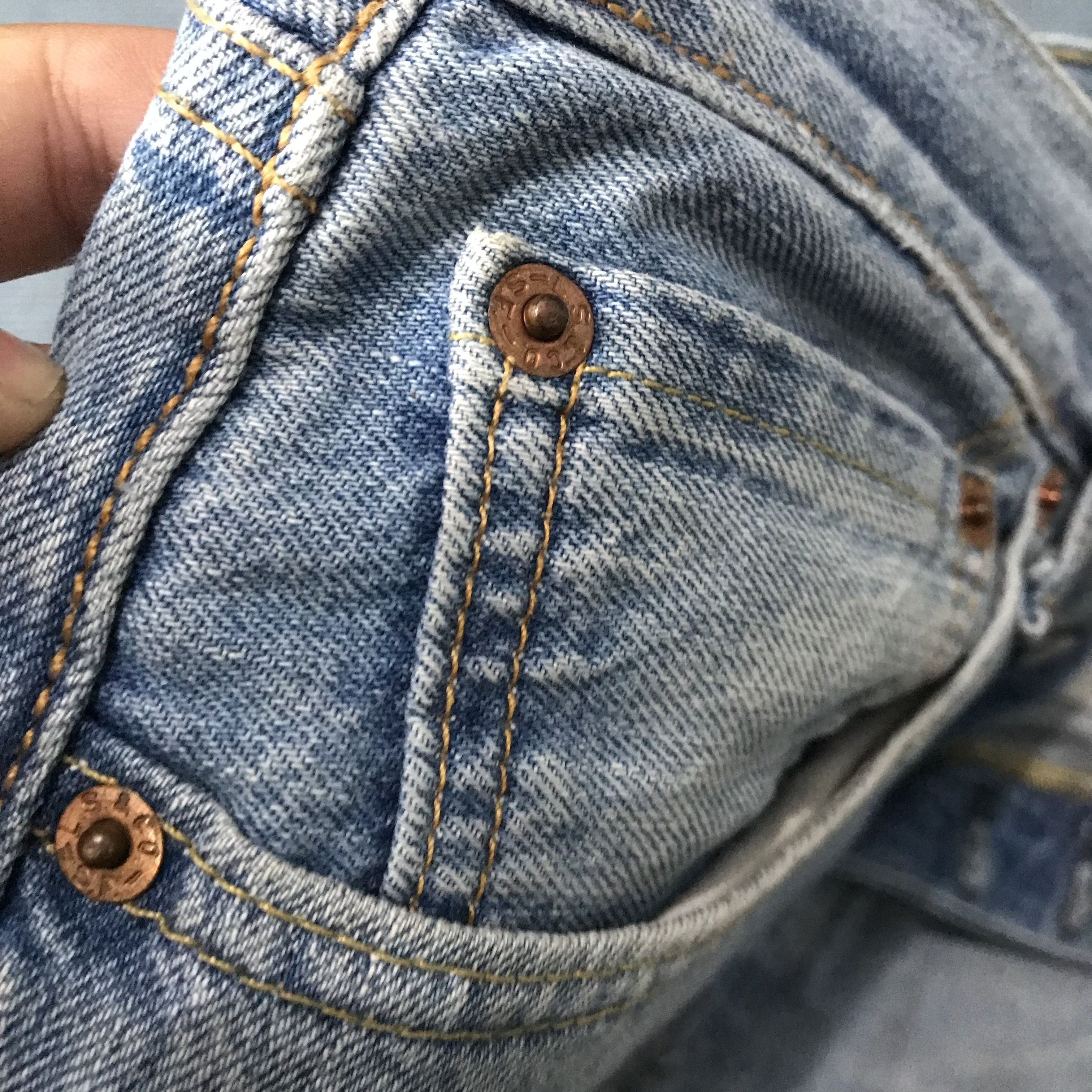 Levi's Vintage Levis 501 jeans acid wash blue jeans size W 33 L 33 Size US 33 - 11 Thumbnail