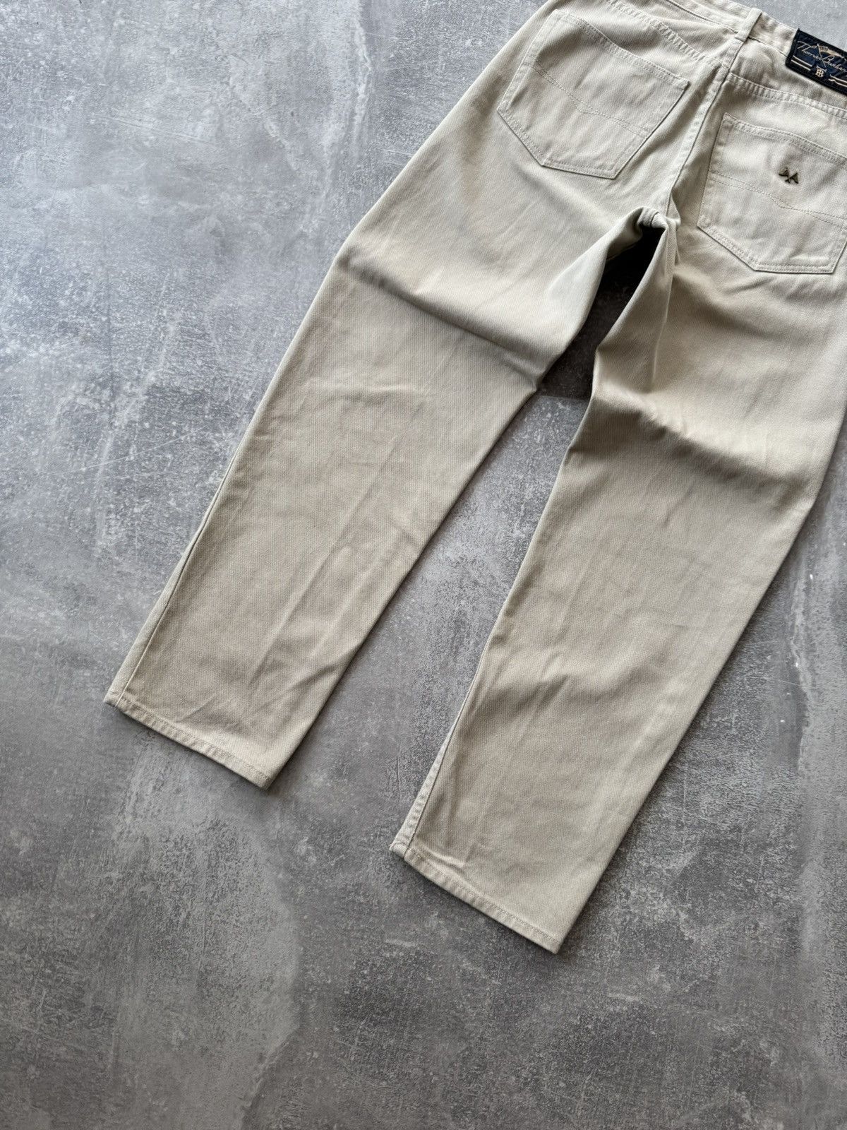 Burberry × Vintage Vintage Thomas Burberry Denim Pants Size US 32 / EU 48 - 3 Thumbnail