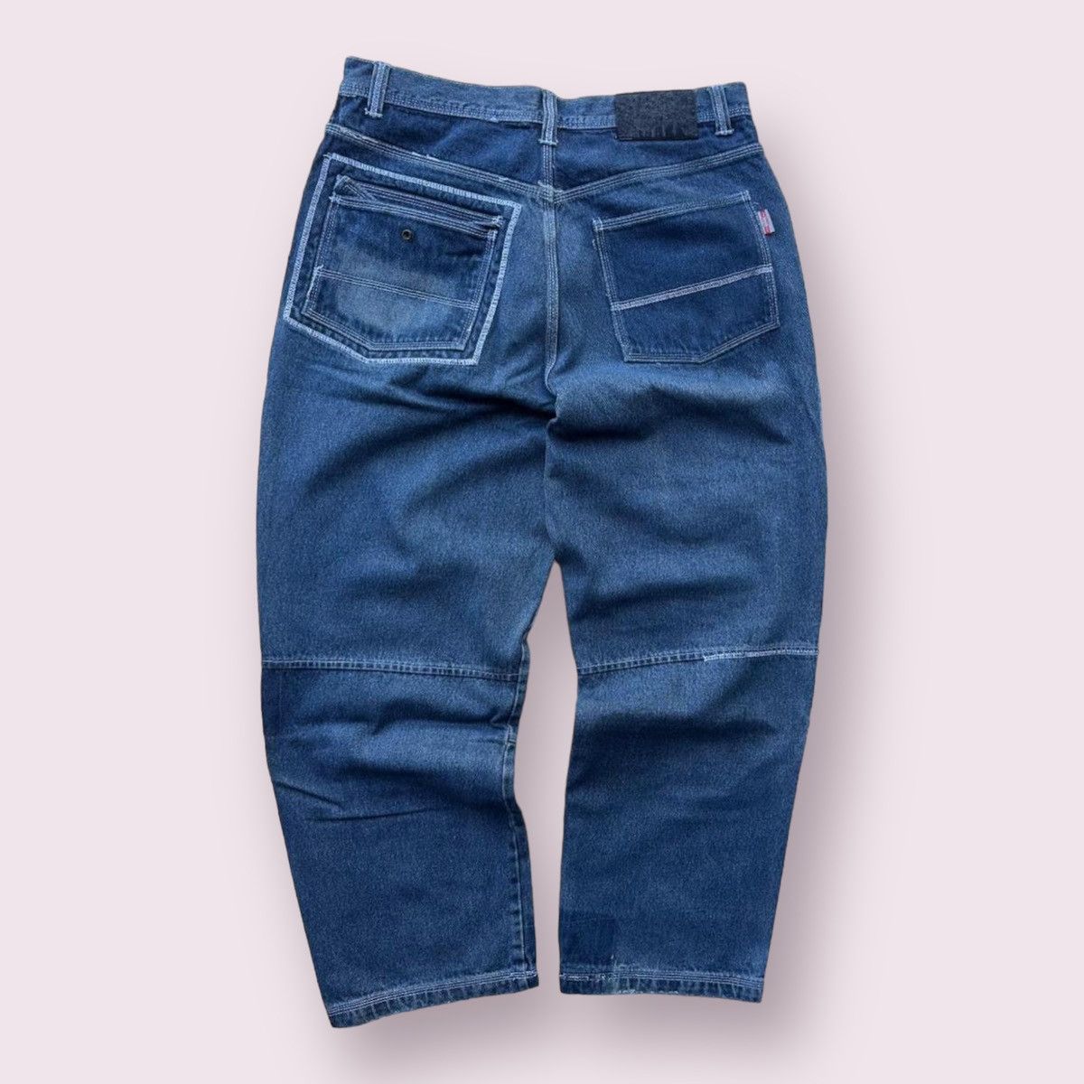 JNCO × Southpole × Vintage Vintage Blue Label JNCO Style Baggy Skater Jeans Y2K 36x32 Size US 36 / EU 52 - 2 Thumbnail