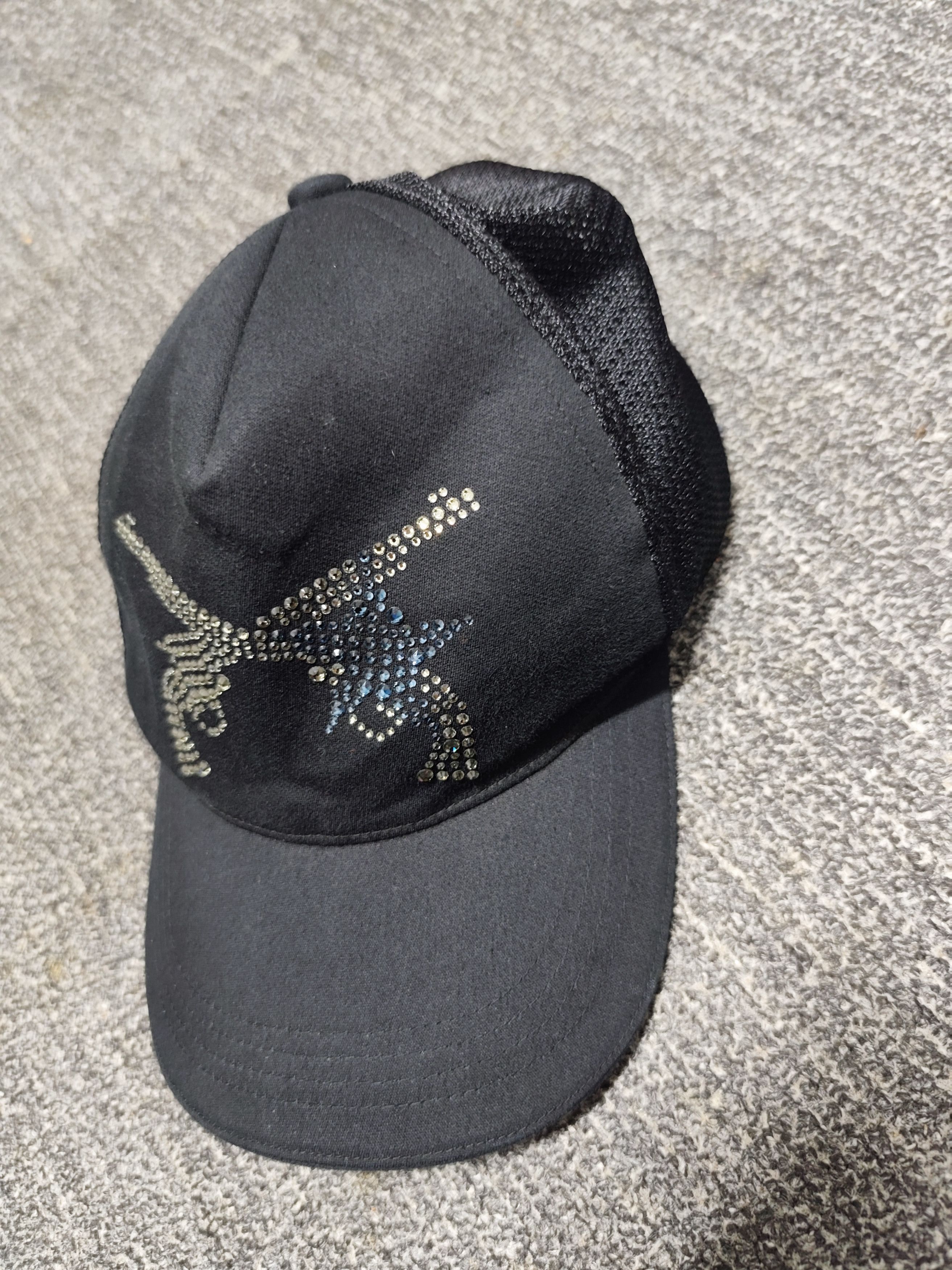 Roar Roar Guns Swarovski Crystal Double Pistols Trucker Hat Size ONE SIZE - 3 Thumbnail