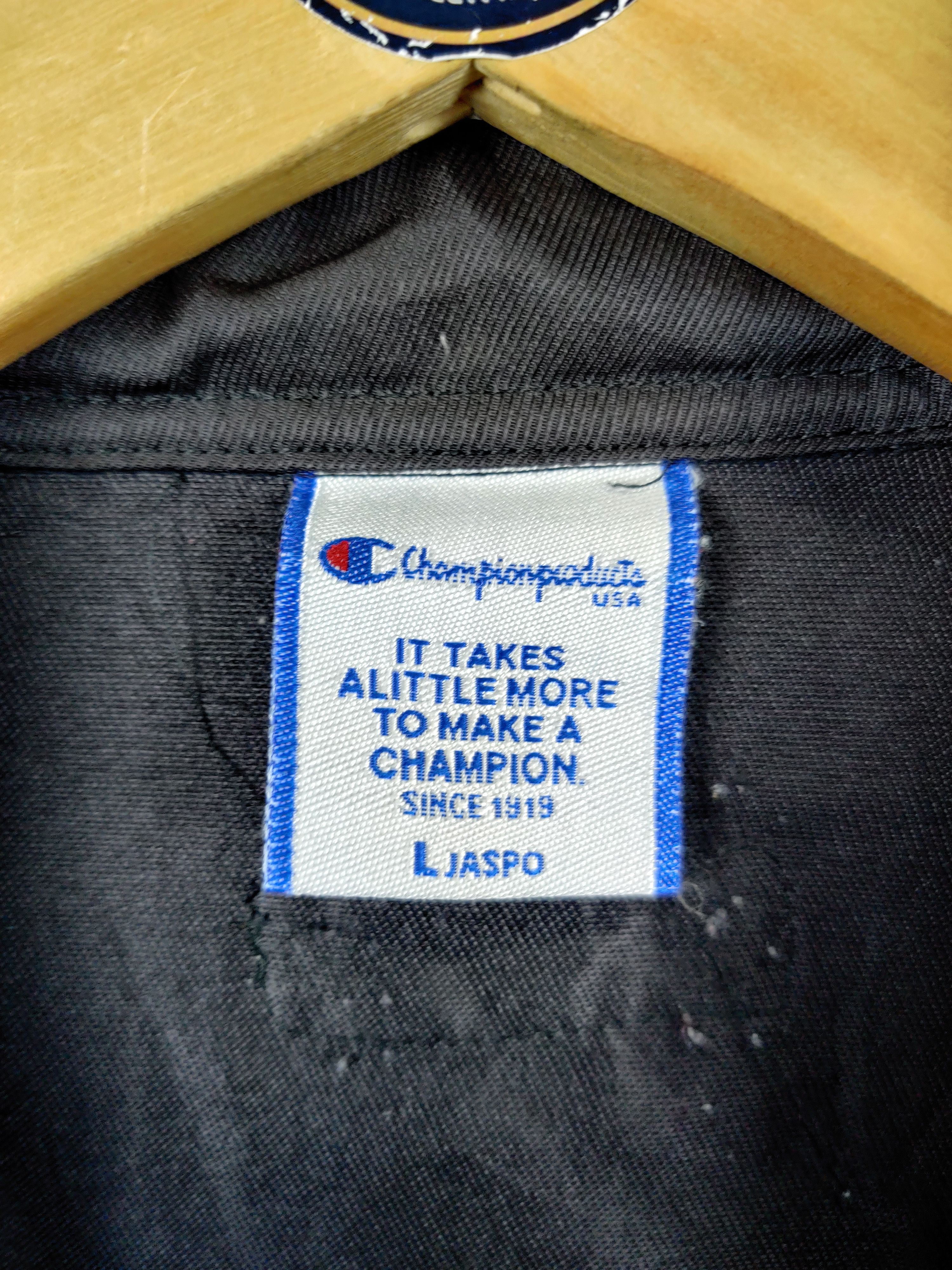 Champion × Vintage Japanese Brand Champion Windbreaker Zipper Jacket Size US L / EU 52-54 / 3 - 8 Thumbnail