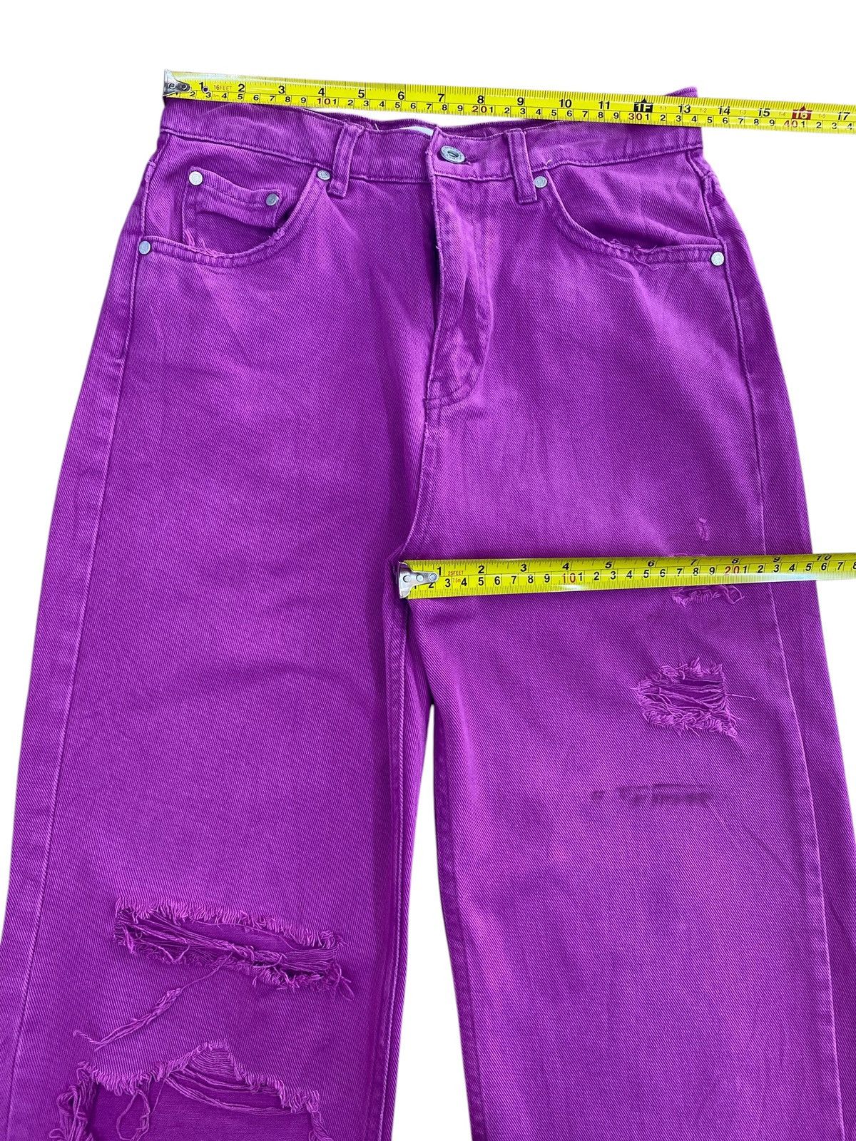 Pull & Bear Pull & Bear High Waist Style Style Distressed Jeans Size US 27 - 5 Thumbnail