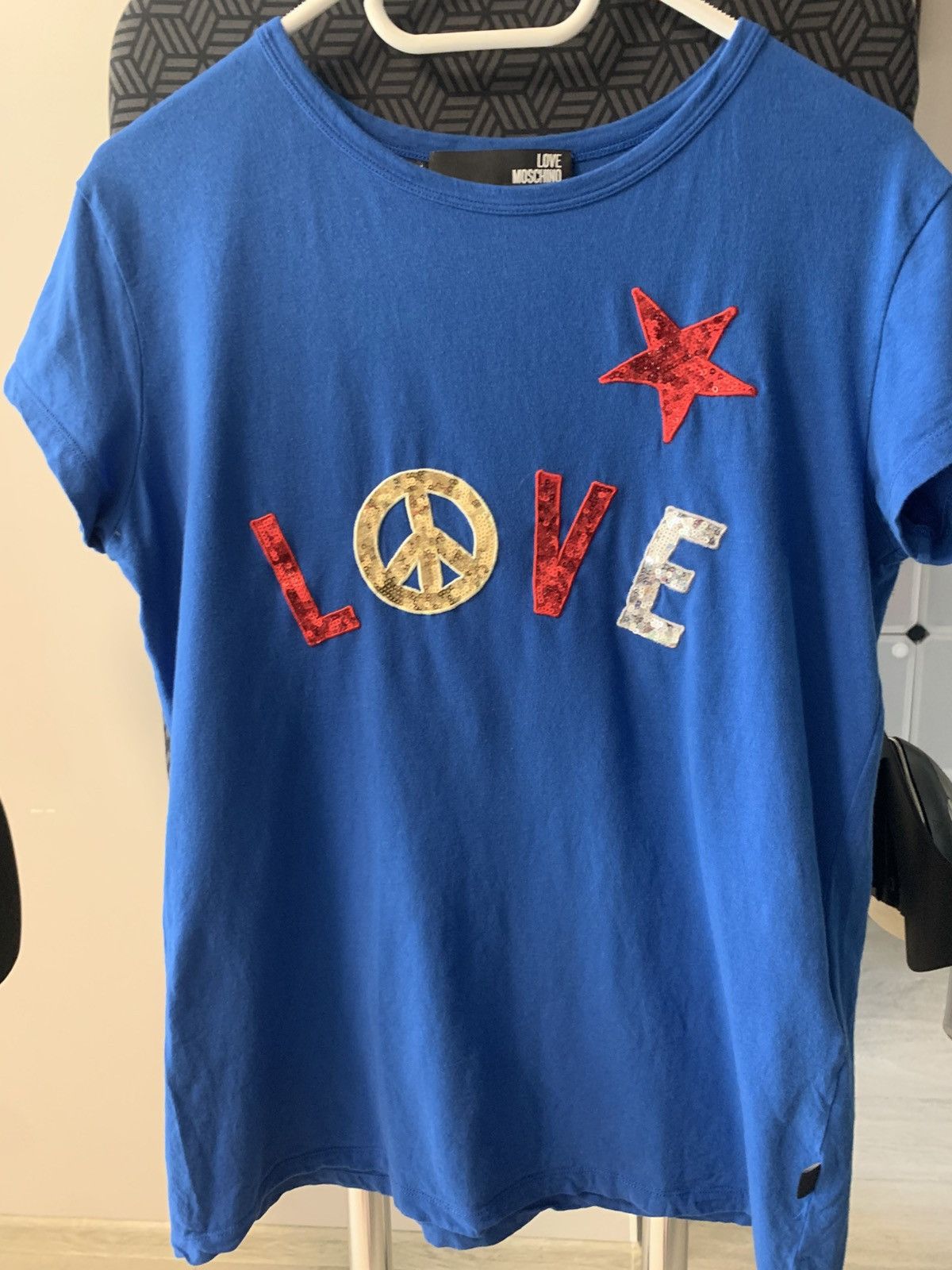 Love Moschino I Love Moschino T-Shirt Blue, size 6 Size M / US 6-8 / IT 42-44 - 4 Thumbnail