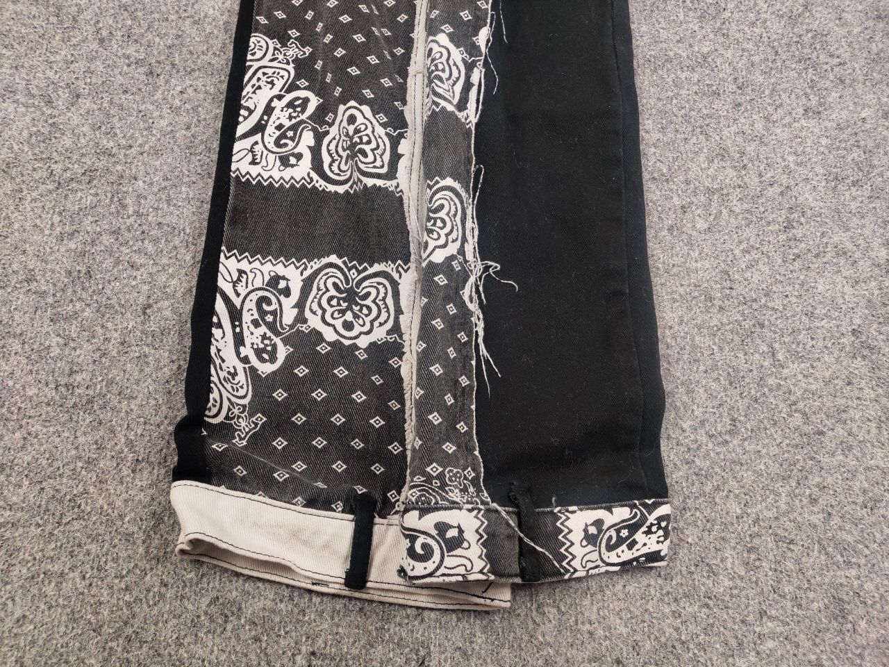 Japanese Brand Vintage Japan Style Patchwork Bandana Denim Jeans Y2K Style Size US 30 / EU 46 - 6 Thumbnail