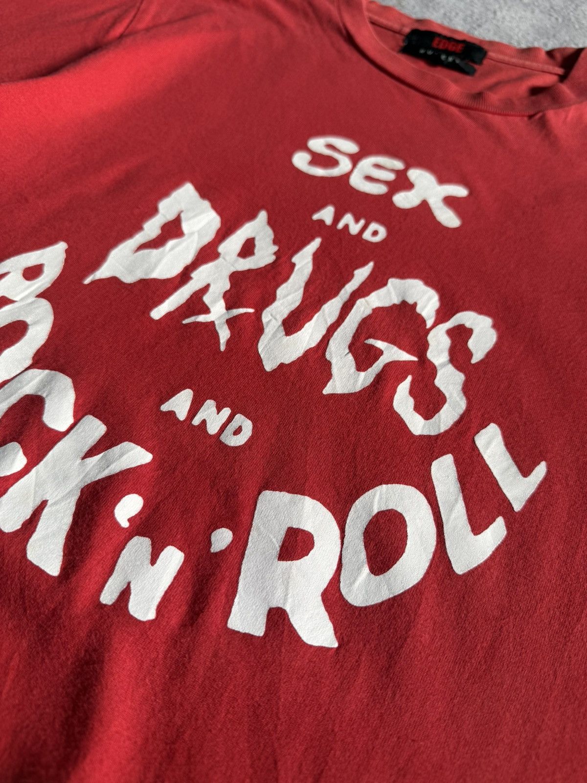 Hysteric Glamour Edge Rupert Japan Sex And Drugs And Rock N Roll Archive Tee Size US M / EU 48-50 / 2 - 5 Thumbnail