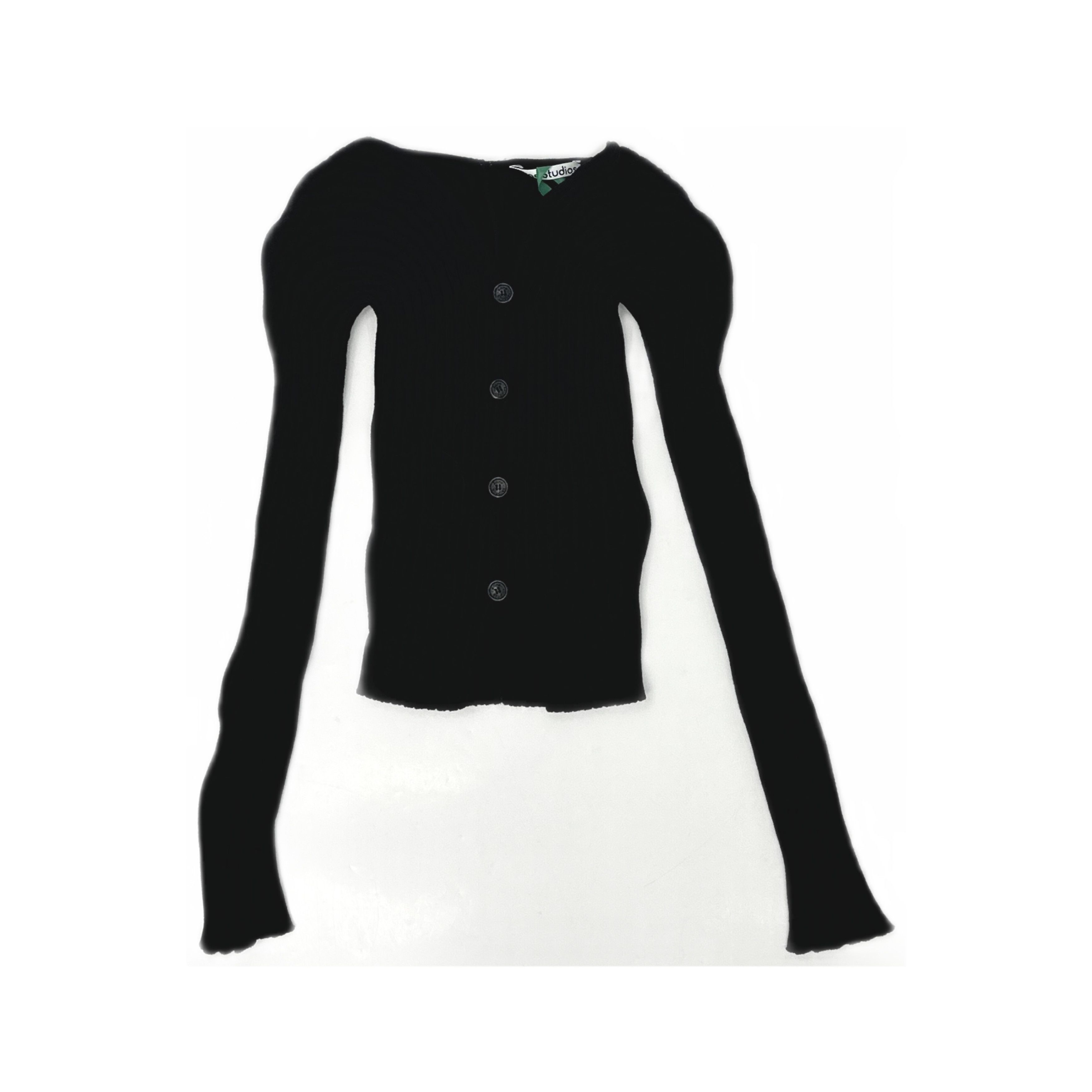 Acne Studios Acne Studios Ribbed Knit Button Up Sweater Size XXS Size XXS / US 00 / IT 34 - 1 Thumbnail
