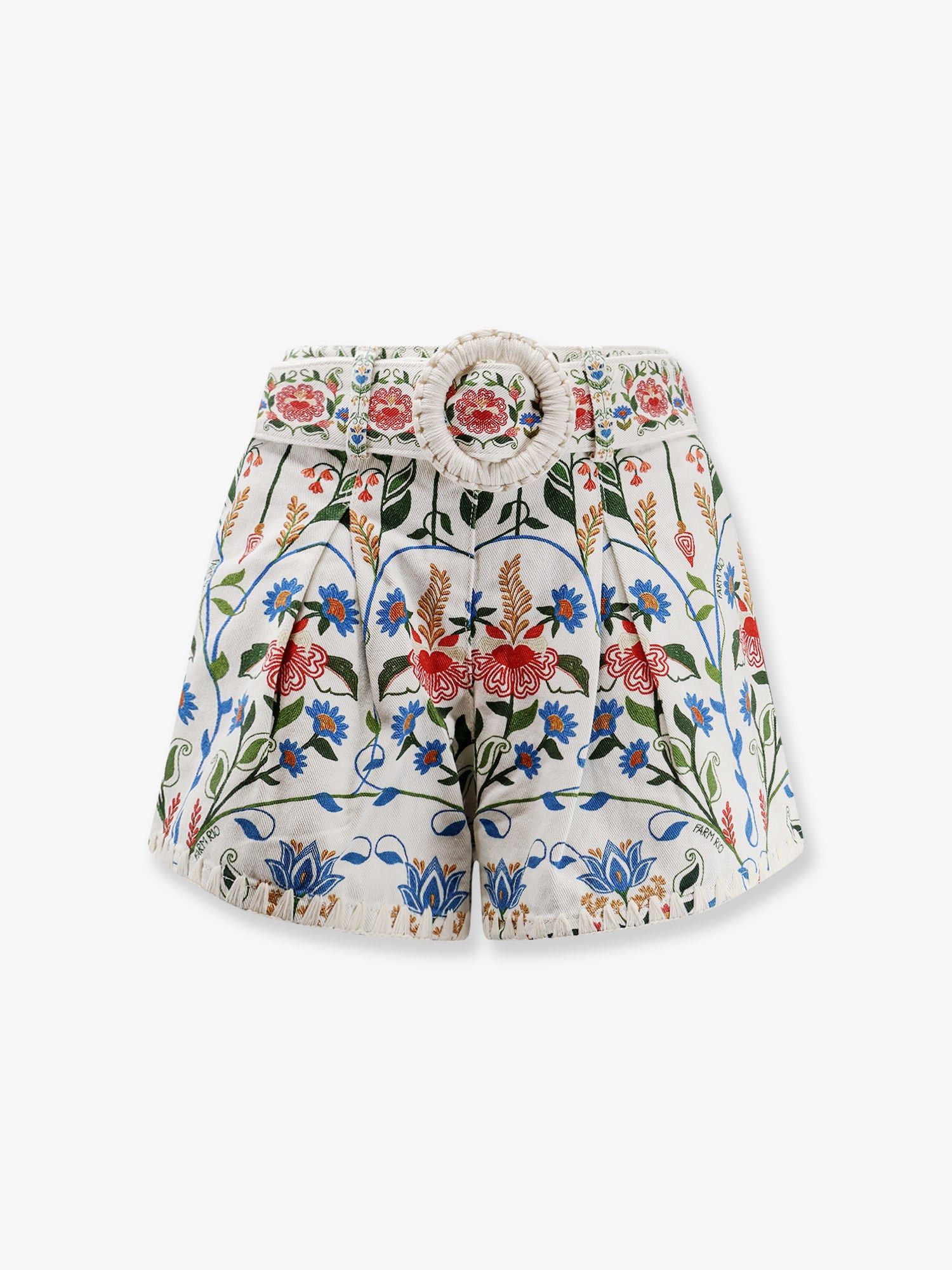 Farm Rio Fraga Multicolor Cotton Shorts Size 25" / US 0 / IT 36 - 1 Thumbnail