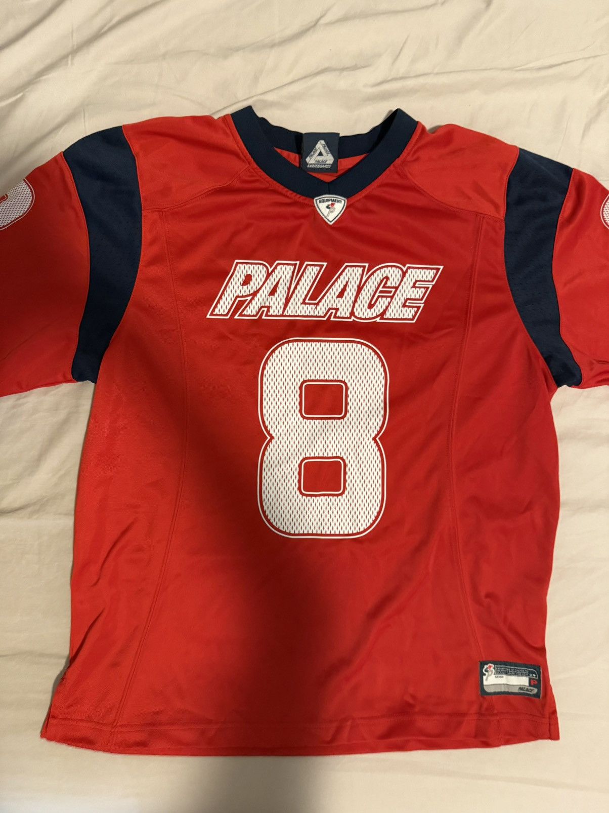 Palace Palace Mesh Team jersey red | Grailed