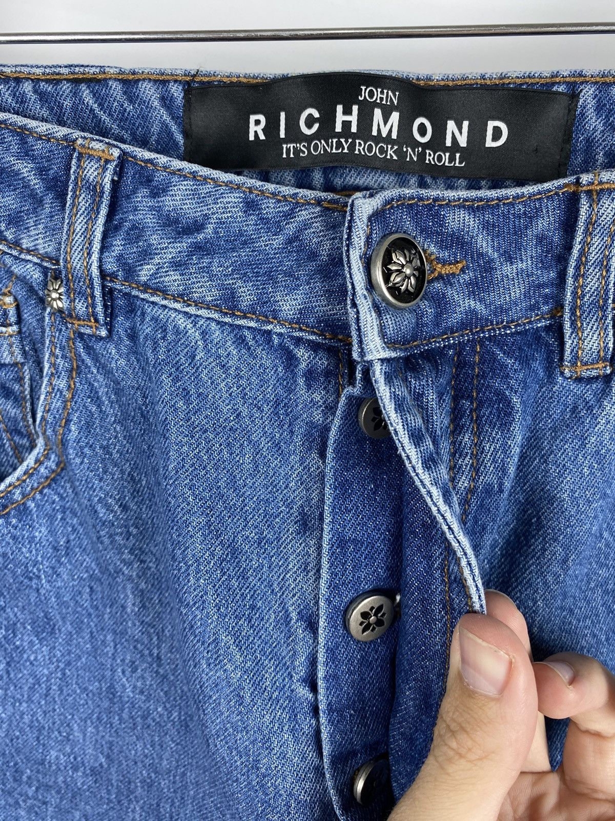 John Richmond John Richmond Denim Jeans Tapered Men size 34 Size US 34 / EU 50 - 9 Thumbnail